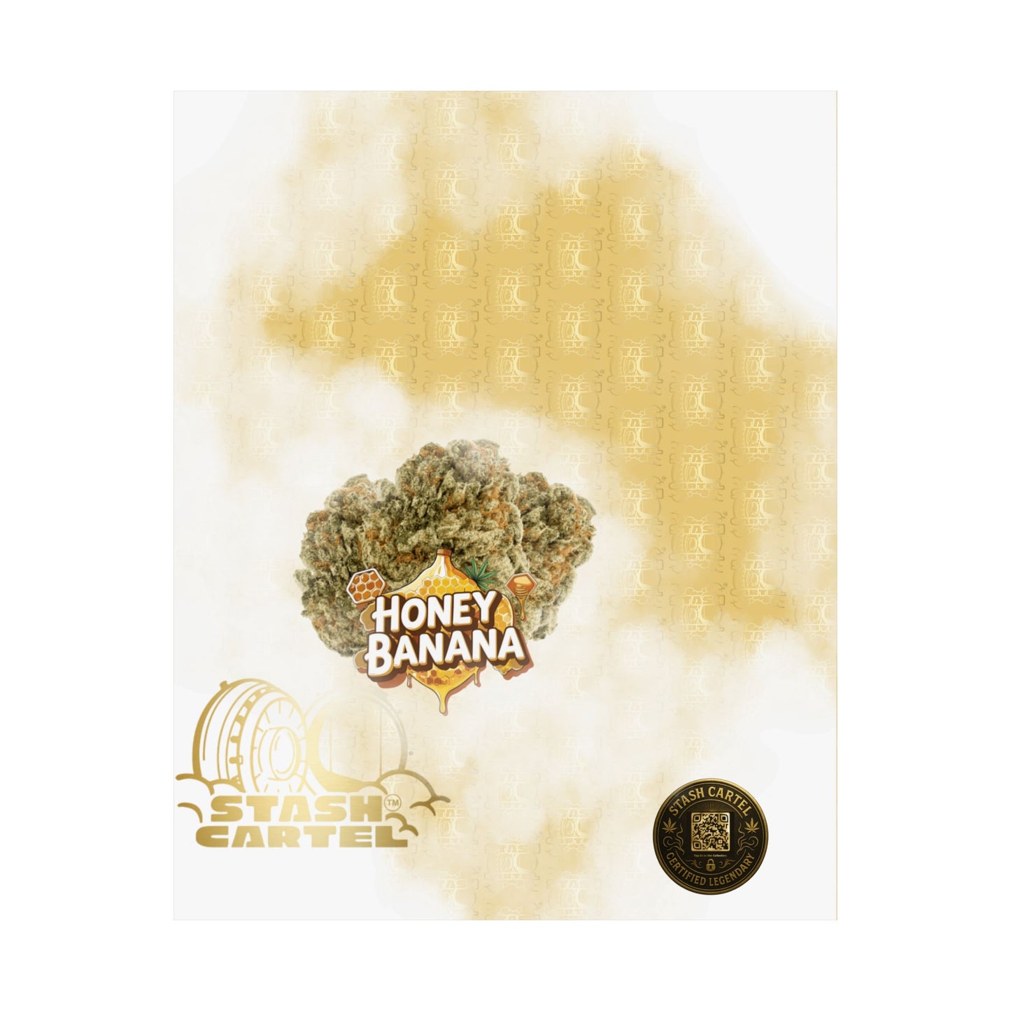 ππ― "Honey Banana" Indica-Hybrid Poster β Sweet Funk & Chill Drip