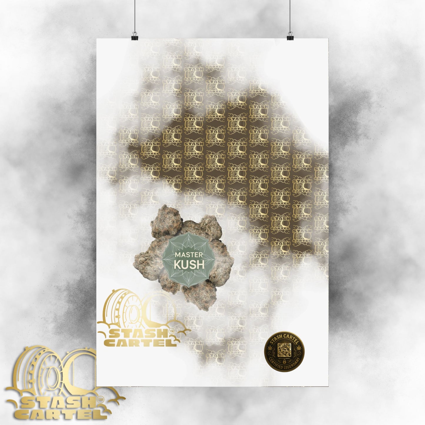 π§ββοΈ "Master Kush" Classic Amsterdam Indica Poster