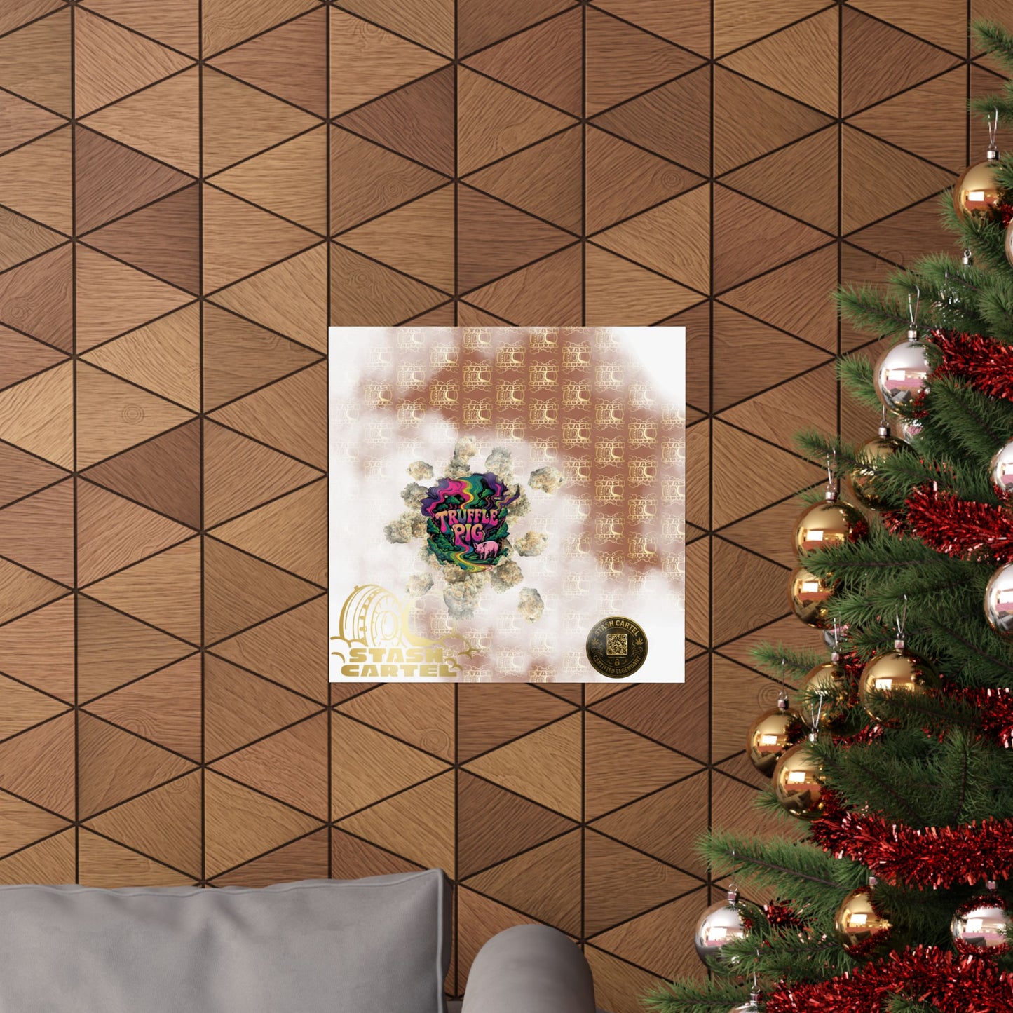 π·π« Truffle Pig Poster β Rare Indica Hybrid with Candy Gas & Earthy Depth