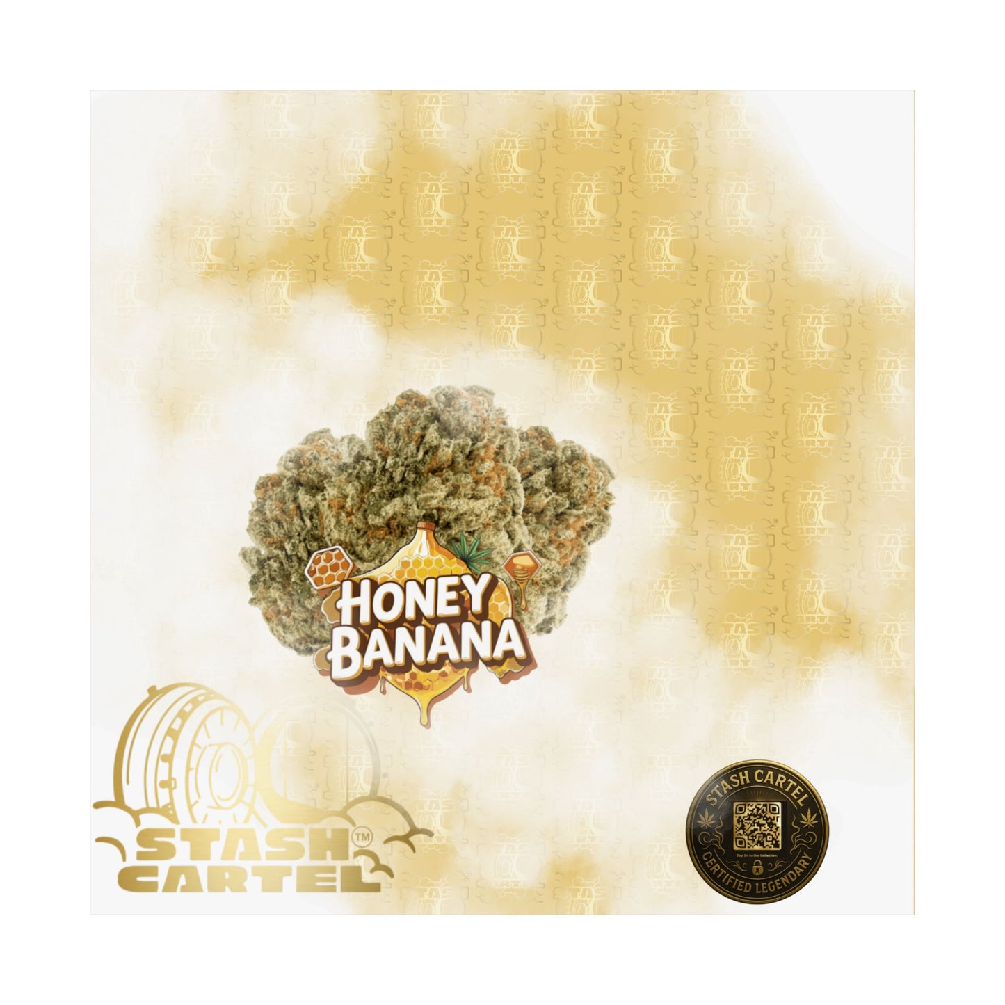ππ― "Honey Banana" Indica-Hybrid Poster β Sweet Funk & Chill Drip