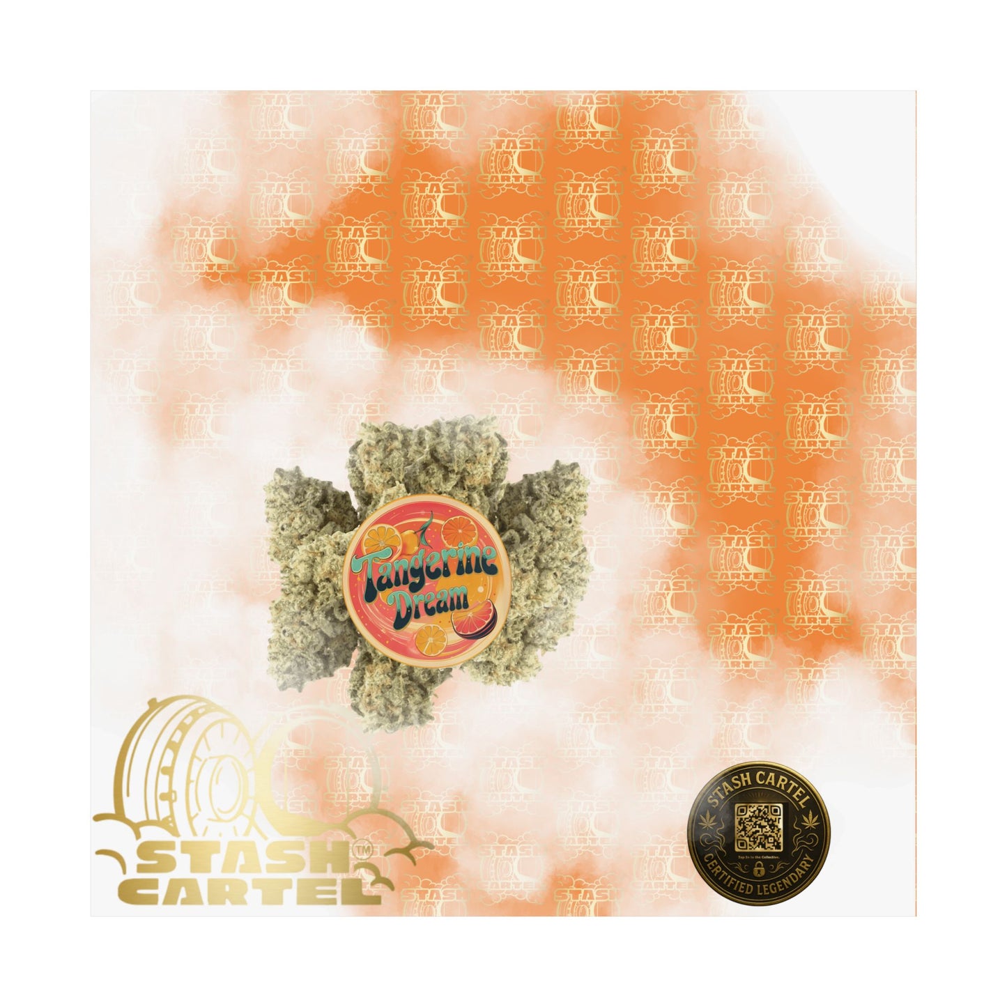 ππ Tangerine Dream Poster β Legendary Sativa Hybrid with Citrus Zest & Euphoric Clarity