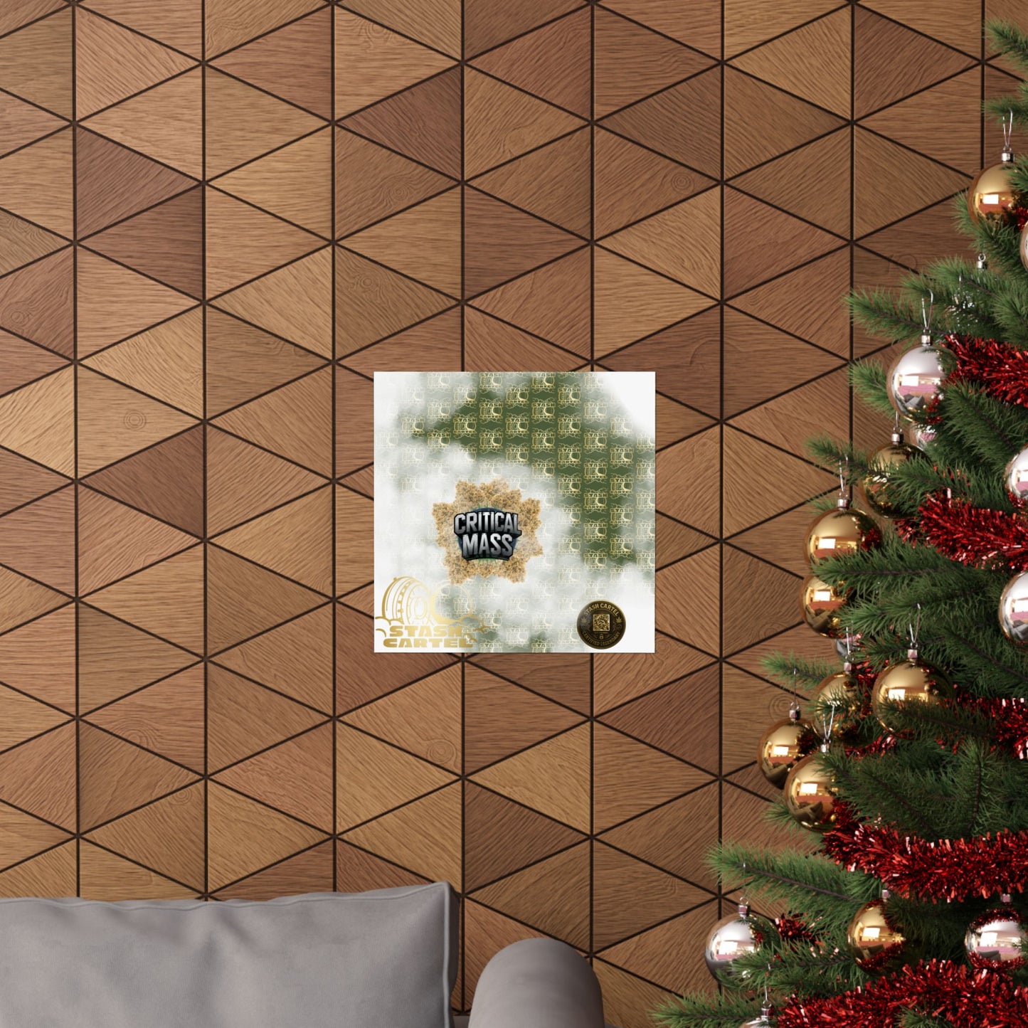 π₯ "Critical Mass" Couch-Lock Indica Poster