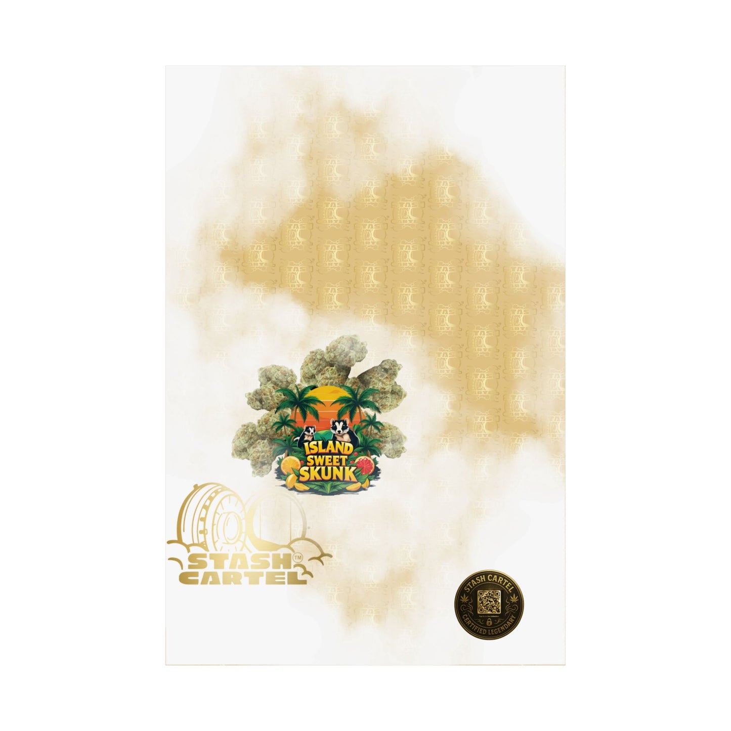 ποΈπ¦¨ Island Sweet Skunk Poster β Tropical Terp Print with Sunshine Sativa Energy