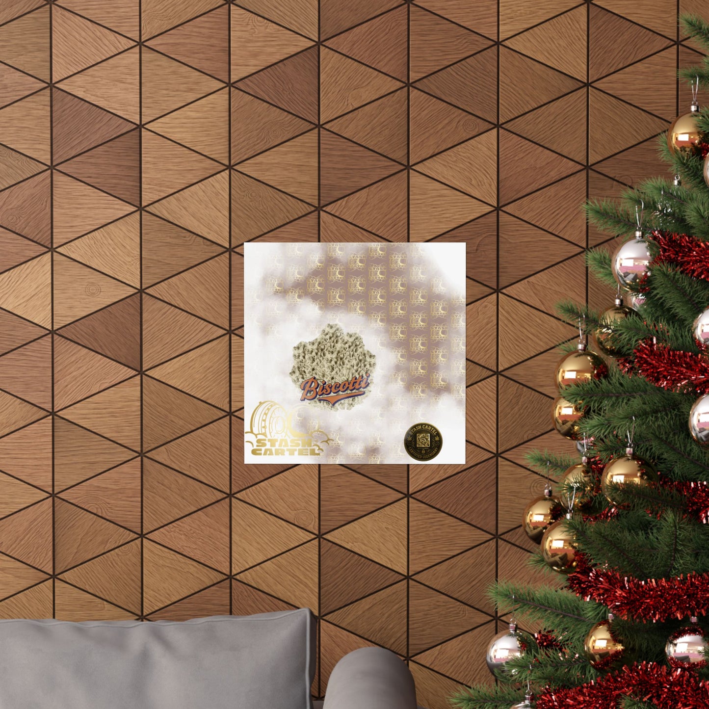 πͺπ€ Biscotti Poster β Cookie Gas Wall Art with Deep Indica Vibes
