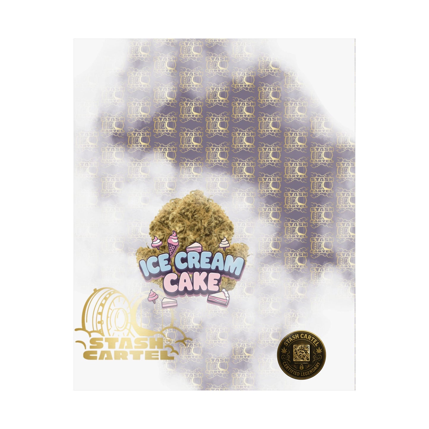 π¦ "Ice Cream Cake" Sedating Indica Dessert Poster