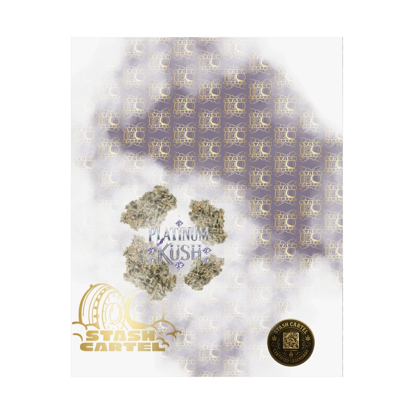 π "Platinum Kush" Luxurious Indica Poster