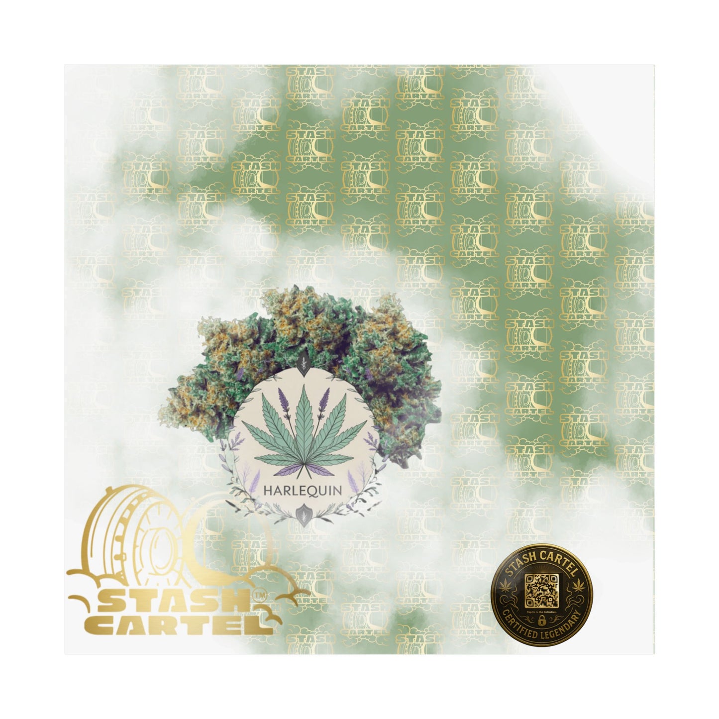 ππ Harlequin Poster β Balanced CBD Poster for Calm & Creativity