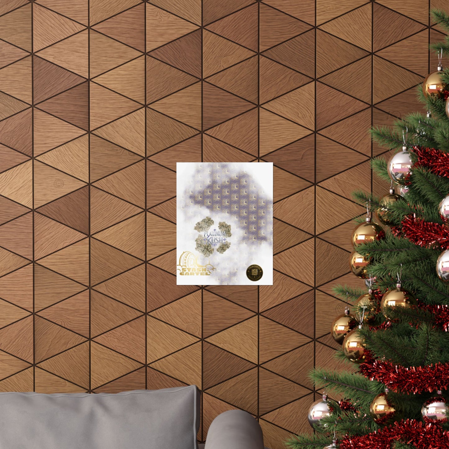 π "Platinum Kush" Luxurious Indica Poster