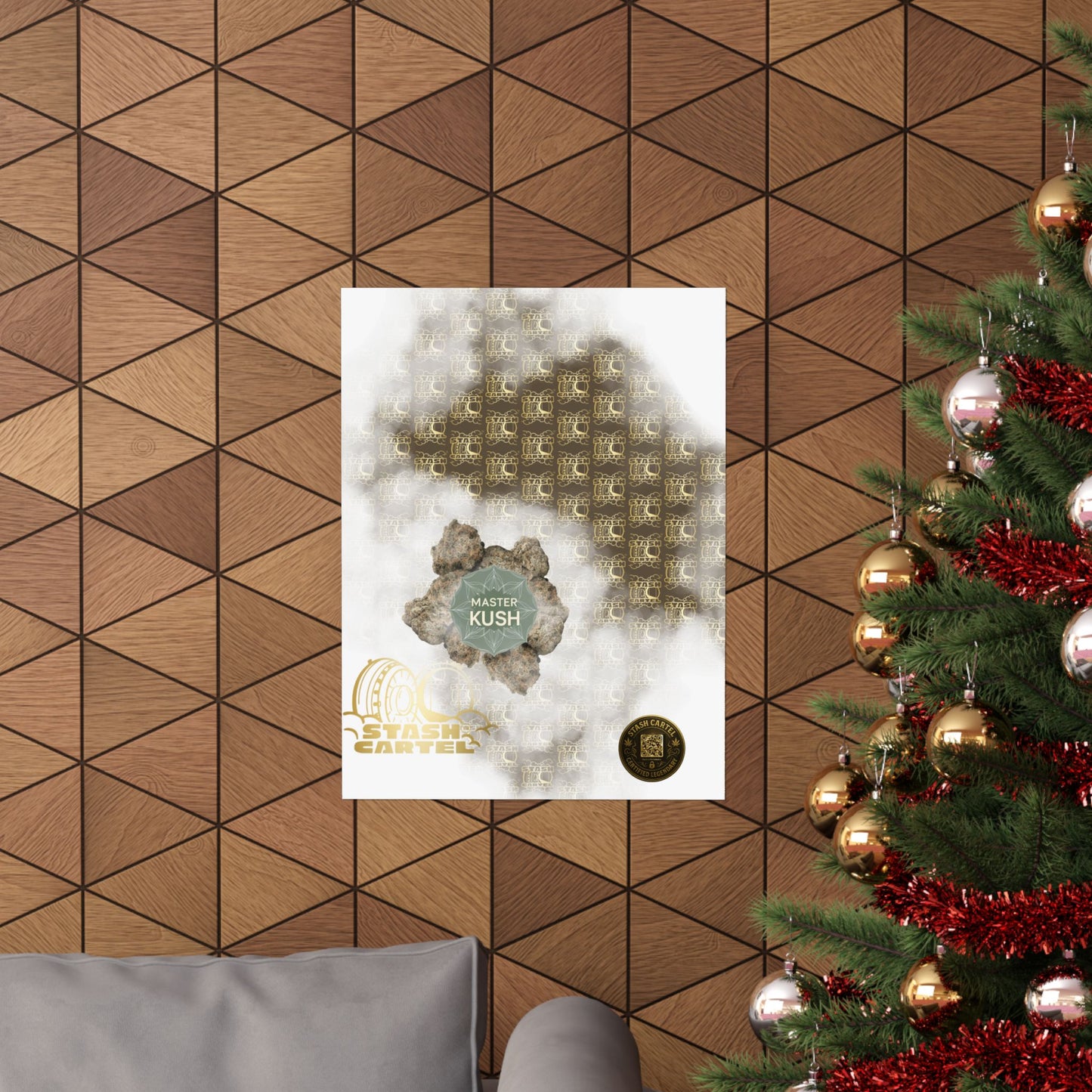 π§ββοΈ "Master Kush" Classic Amsterdam Indica Poster