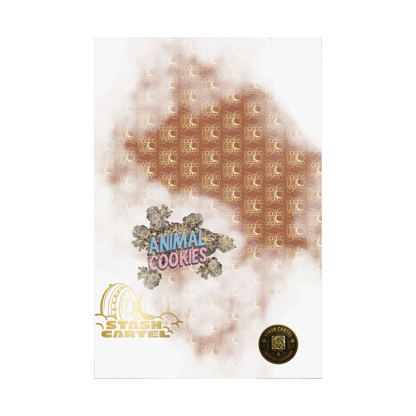 πͺπ¦ Animal Cookies Poster β Dense Indica Hybrid with Dessert Sweetness & Sedative Power
