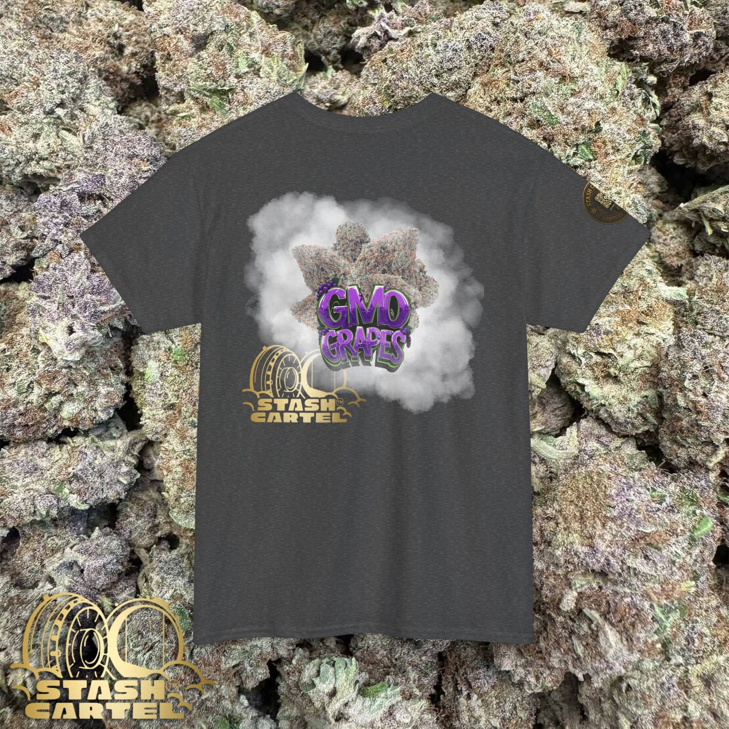 GMO Grapes Tee – Heavy Funk, Purple Drip, Legendary Loud Unisex Graphic Tee