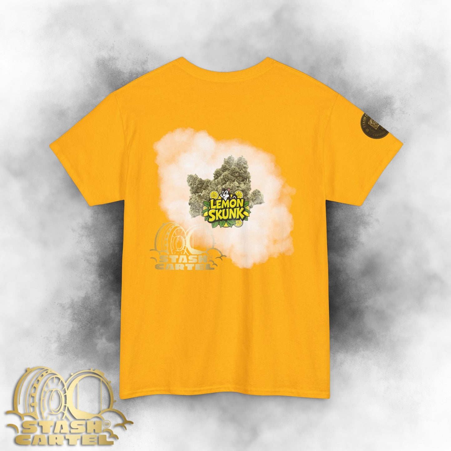 Lemon Skunk Tee – Bright Citrus Bliss Unisex Cotton Tee