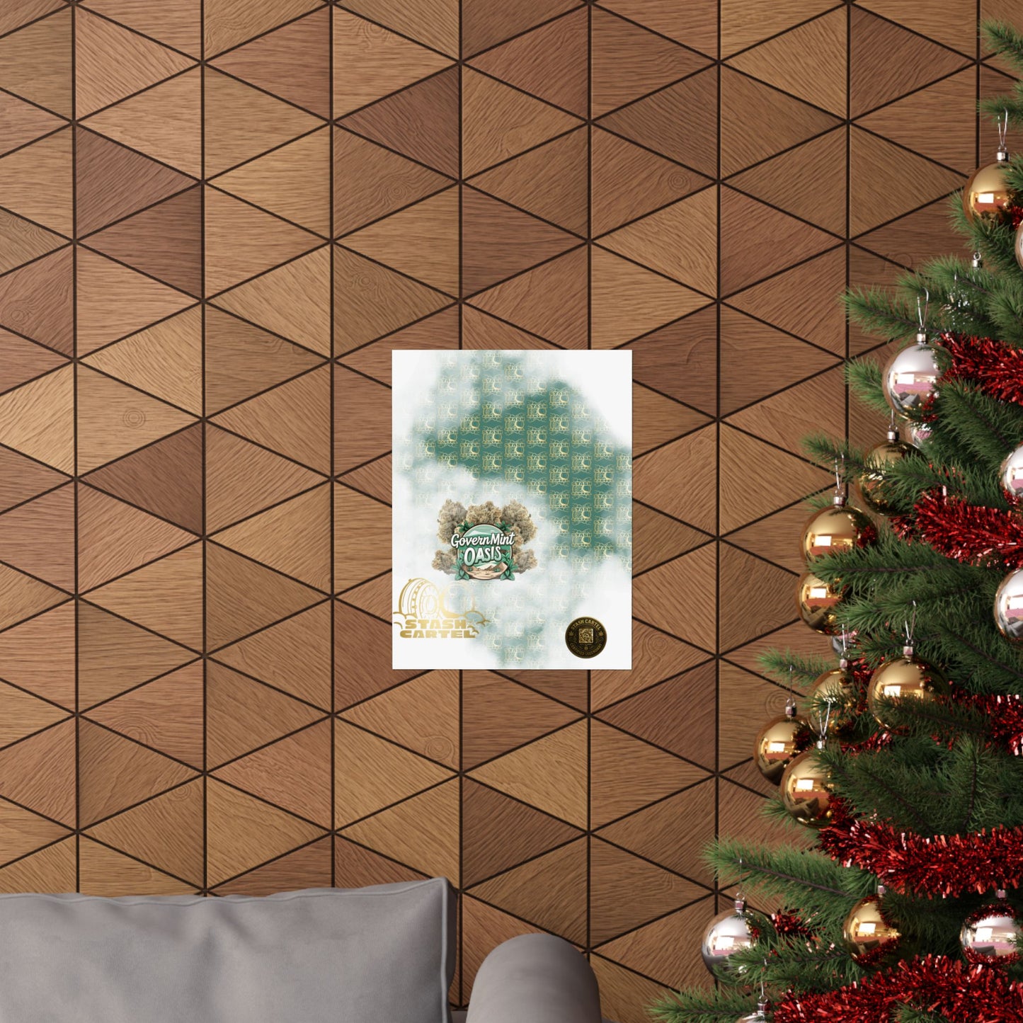 ποΈπΏ "Governmint Oasis" Hybrid Poster β Creamy Citrus Royalty