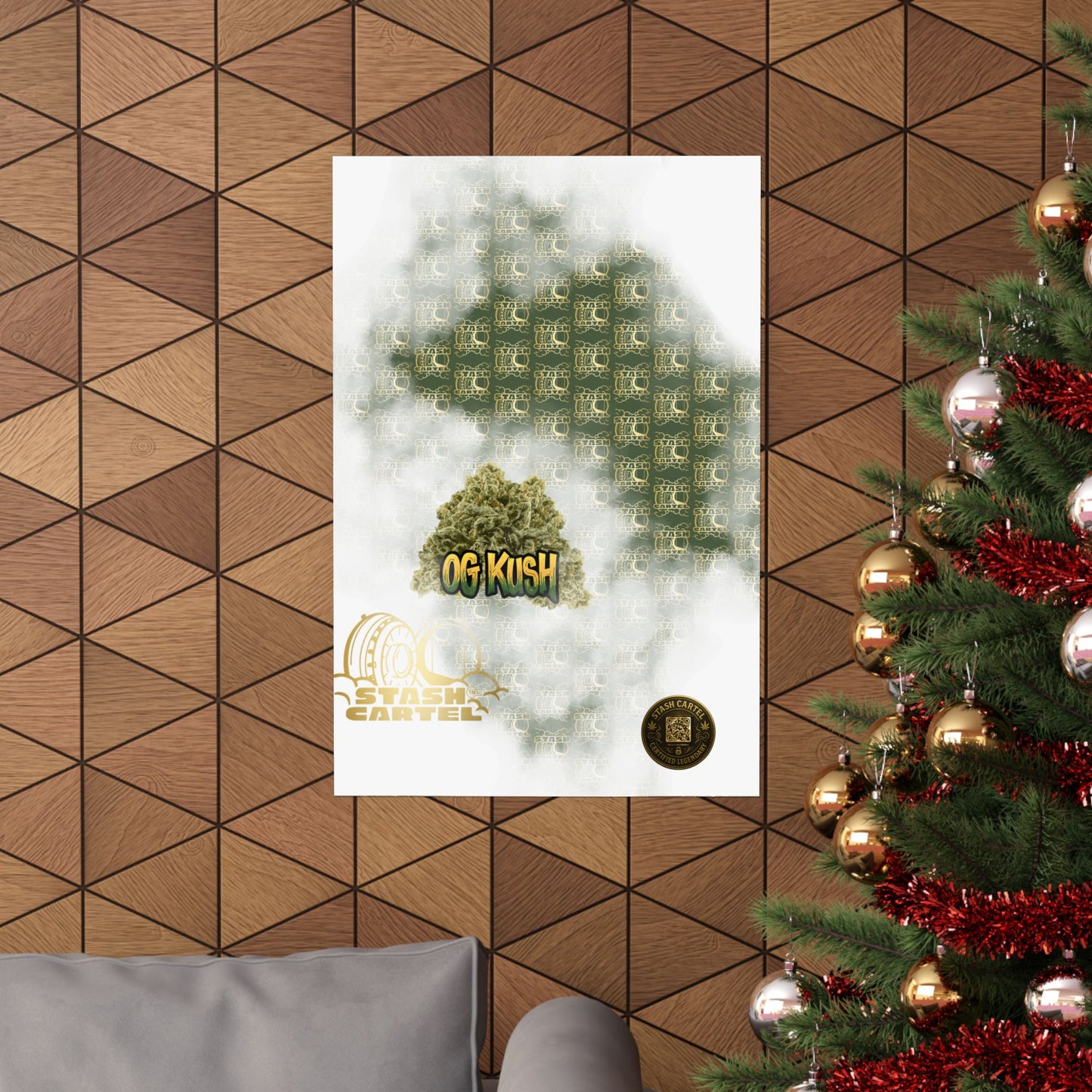 π₯ "OG Kush" Gas-Heavy Poster β West Coast Royalty Cannabis Wall Print