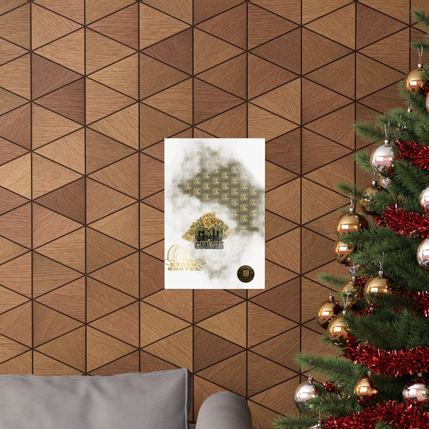 π§ "GMO Cookies" Heavy-Hitting Indica Gas Poster
