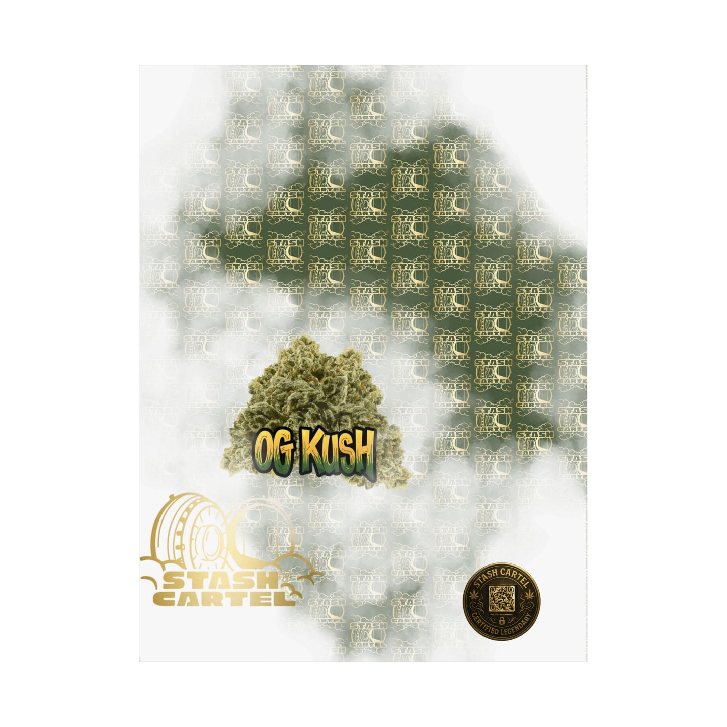 π₯ "OG Kush" Gas-Heavy Poster β West Coast Royalty Cannabis Wall Print
