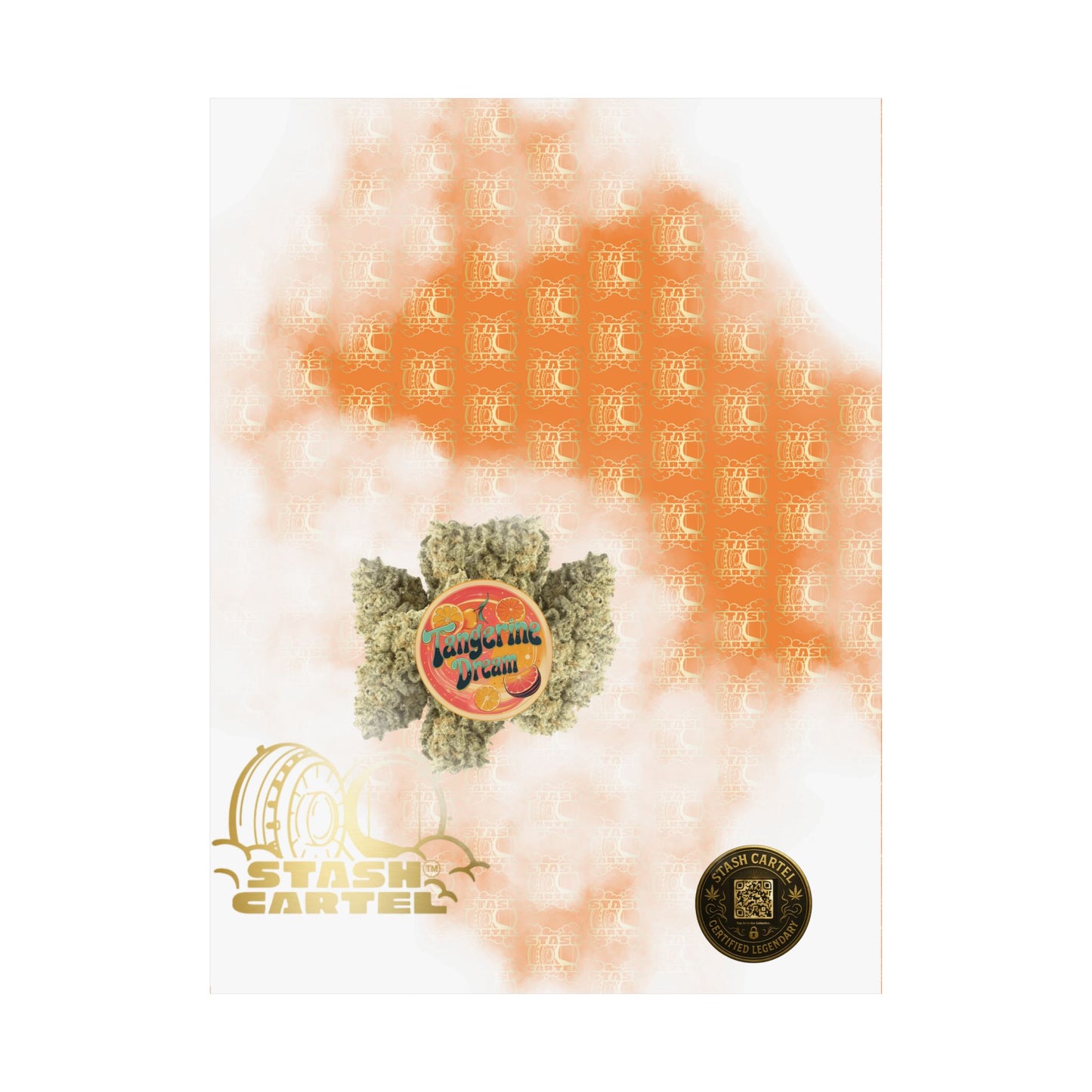 ππ Tangerine Dream Poster β Legendary Sativa Hybrid with Citrus Zest & Euphoric Clarity