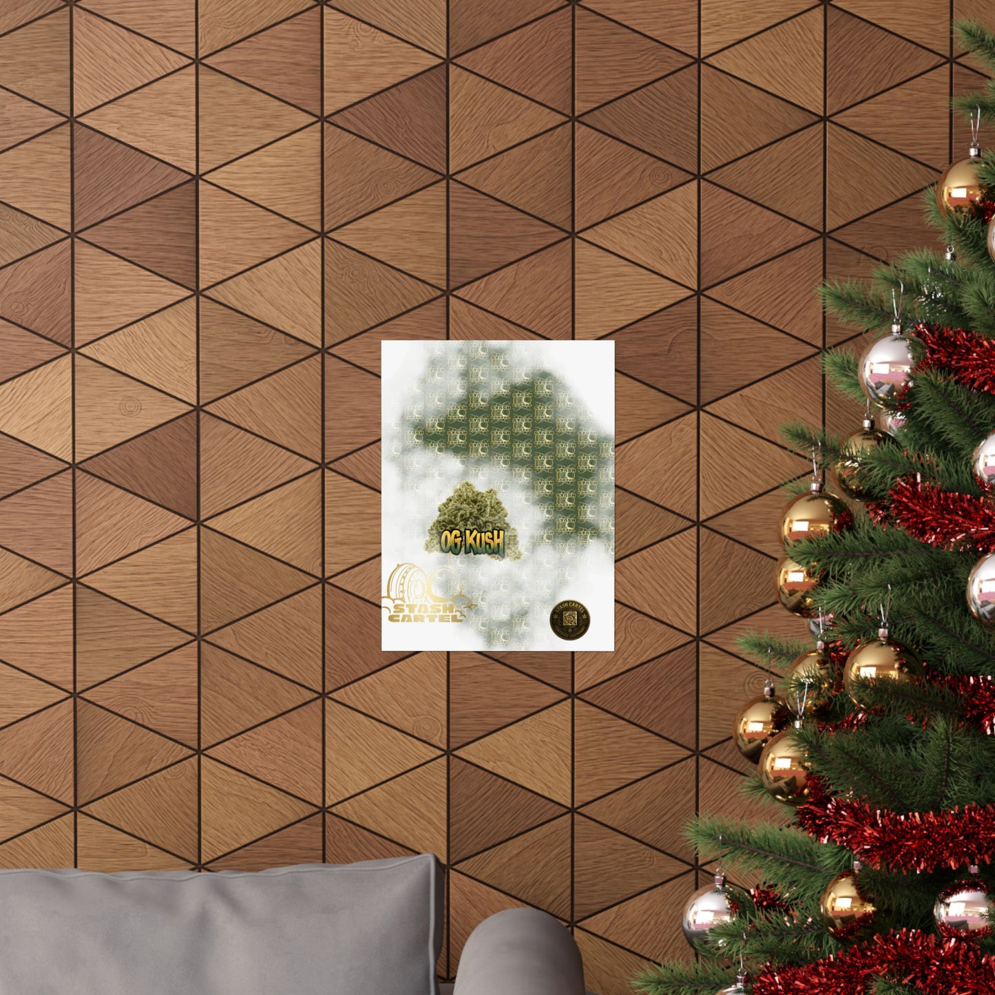 π₯ "OG Kush" Gas-Heavy Poster β West Coast Royalty Cannabis Wall Print