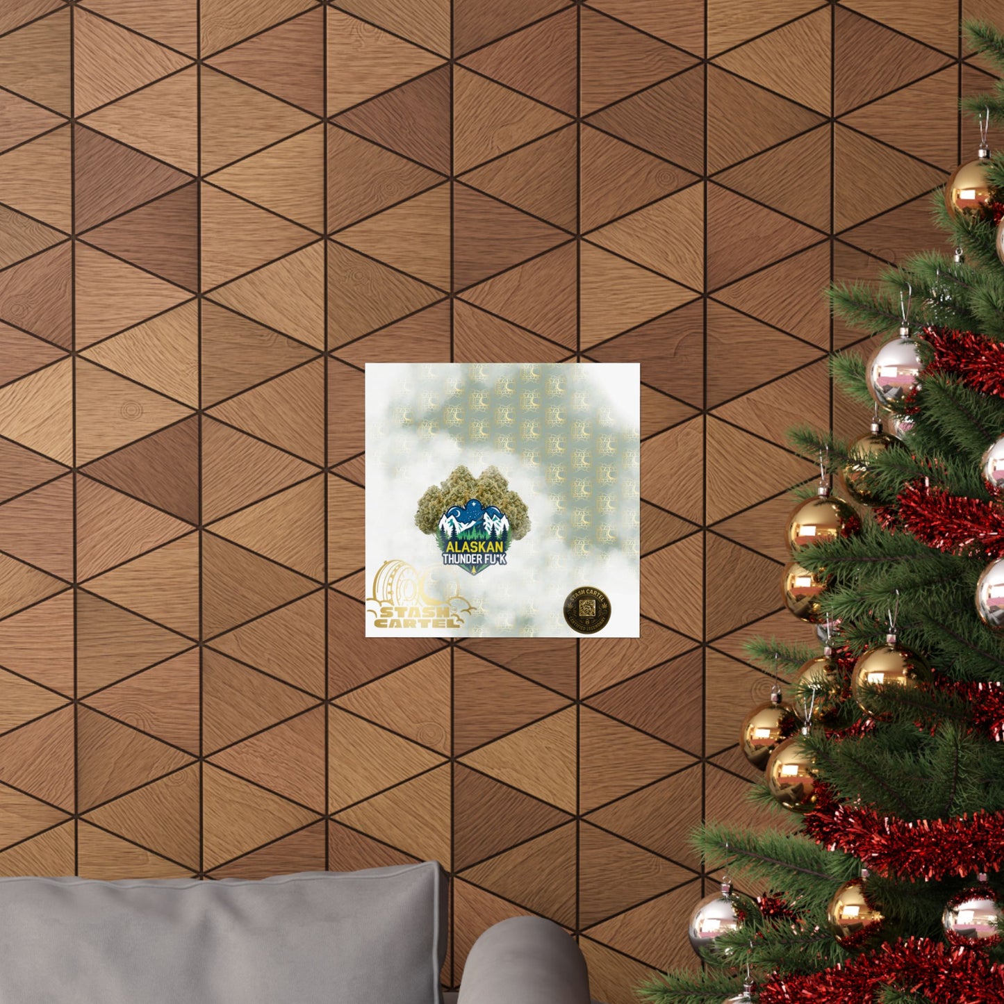 βοΈπ¨ Alaskan Thunder Fuck Poster β Cold Sativa Energy for Wild Minds