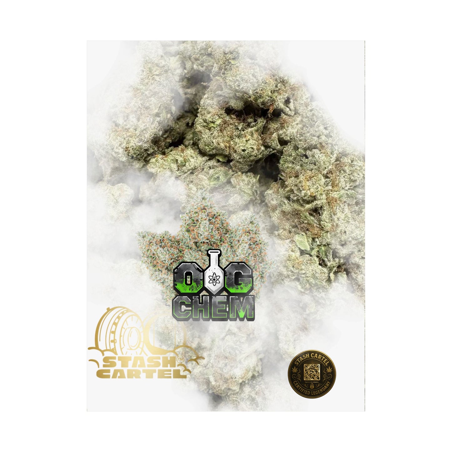 OG Chem Strain Poster – Loud Gas Cannabis Art for True Heads