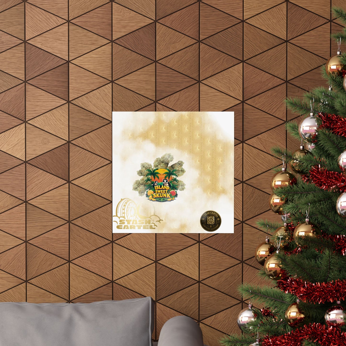 ποΈπ¦¨ Island Sweet Skunk Poster β Tropical Terp Print with Sunshine Sativa Energy