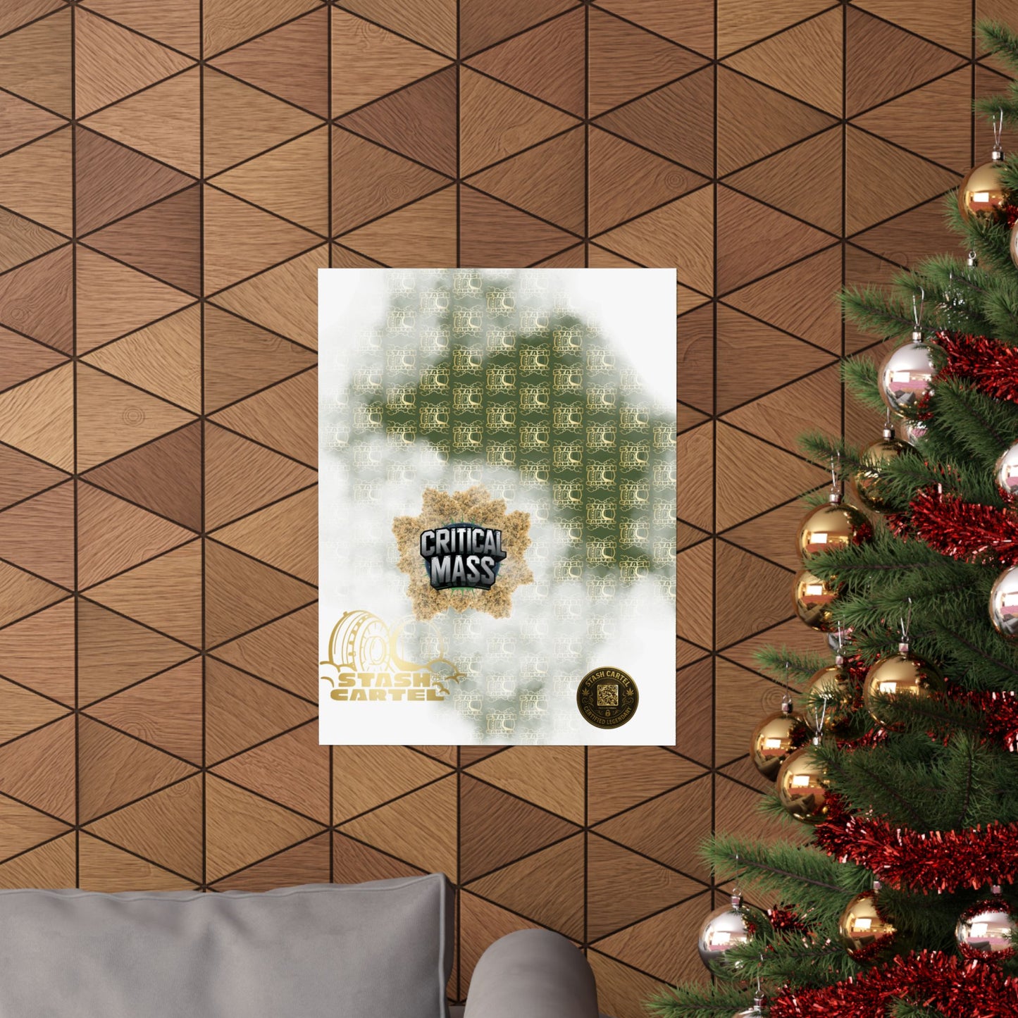 π₯ "Critical Mass" Couch-Lock Indica Poster