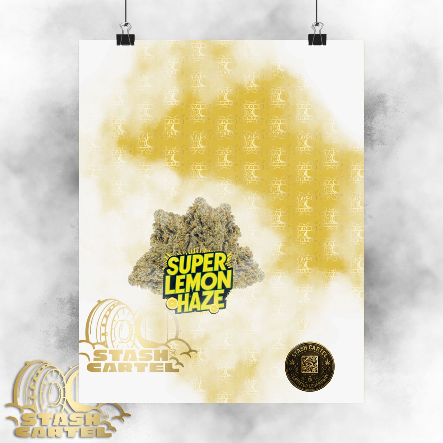 π "Super Lemon Haze" Electric Citrus Sativa Poster