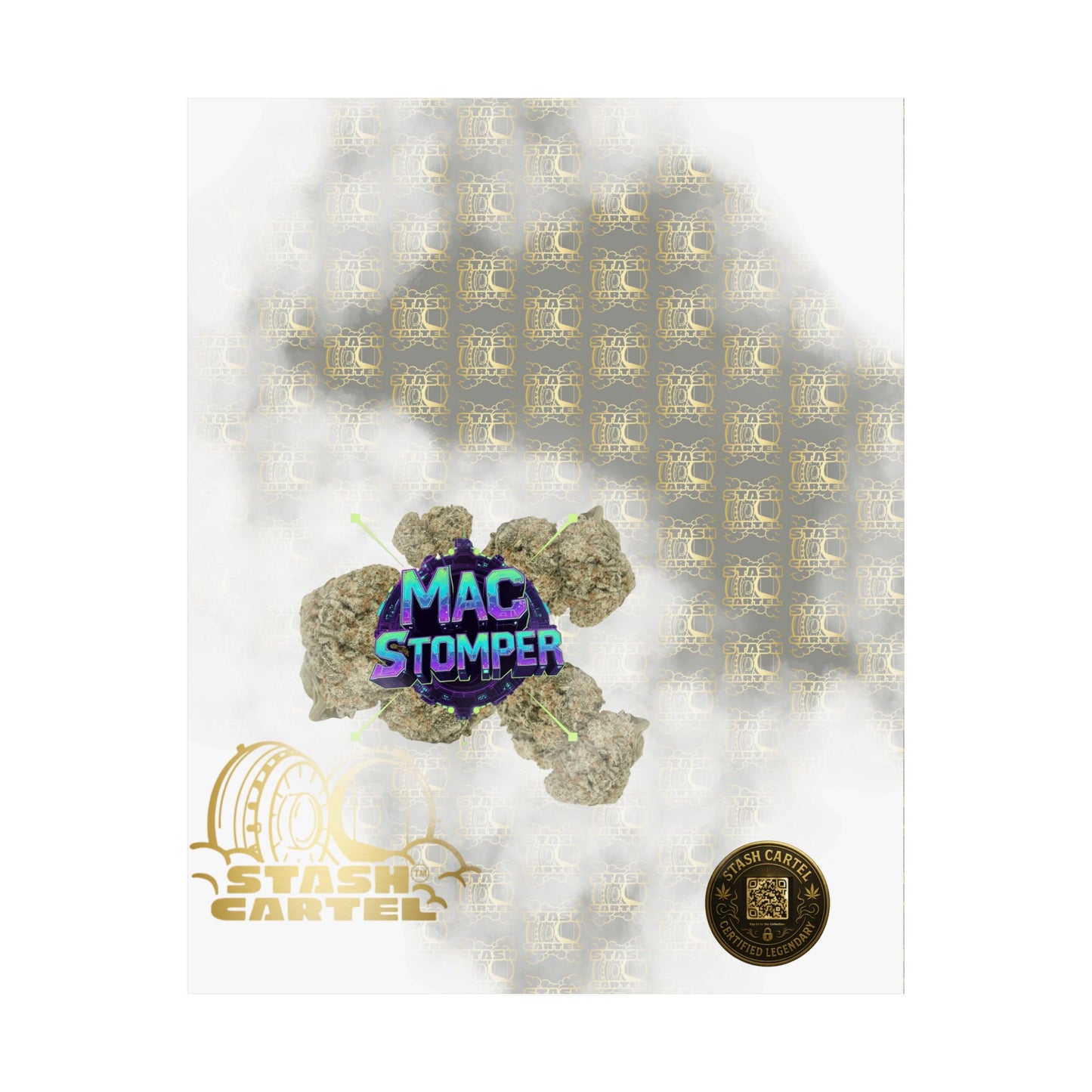 ππͺ MAC Stomper Poster β Potent Hybrid with Creamy Gas & Cosmic Body High