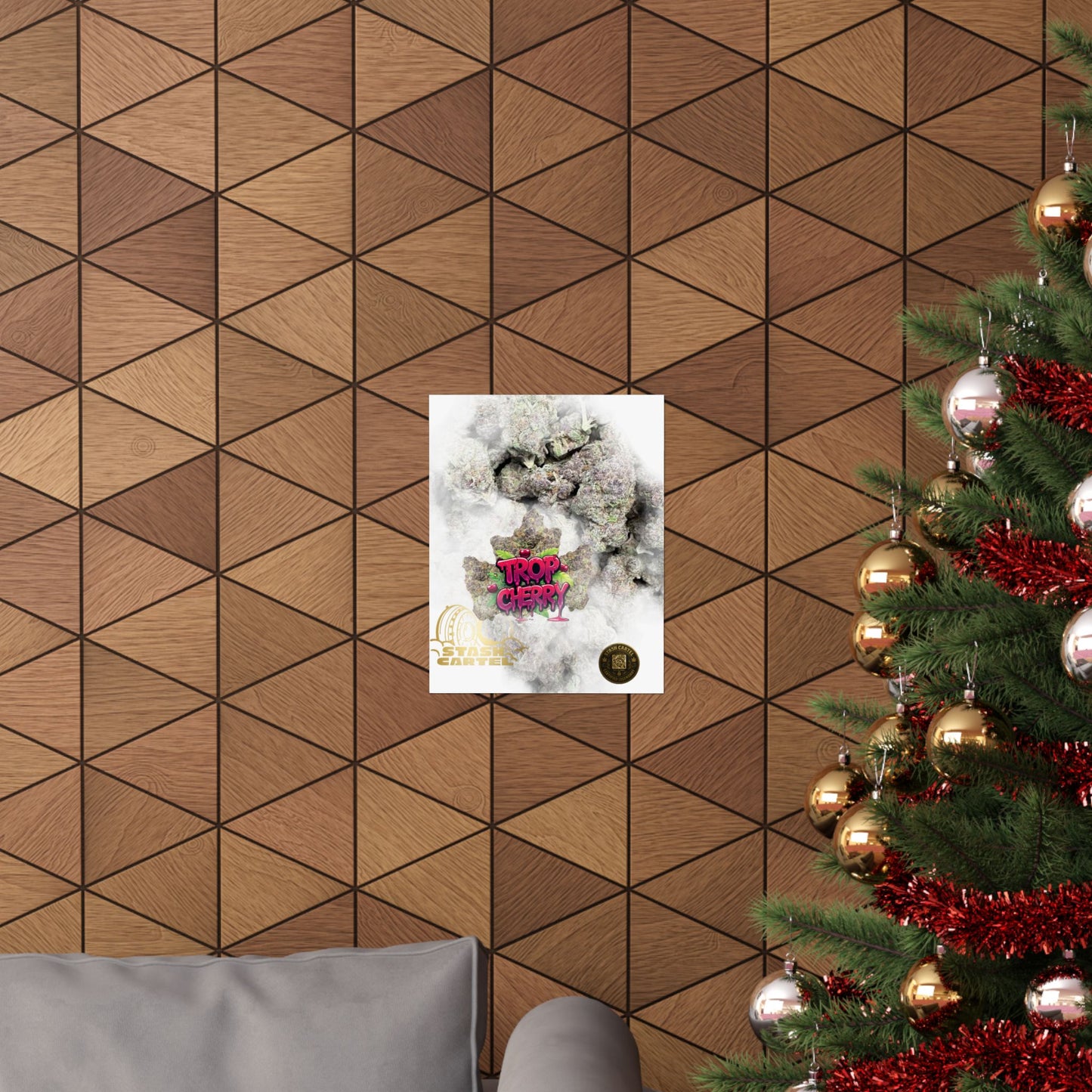 πβ‘ Trop Cherry Poster β Sativa Poster for Sweet Energy & Focus