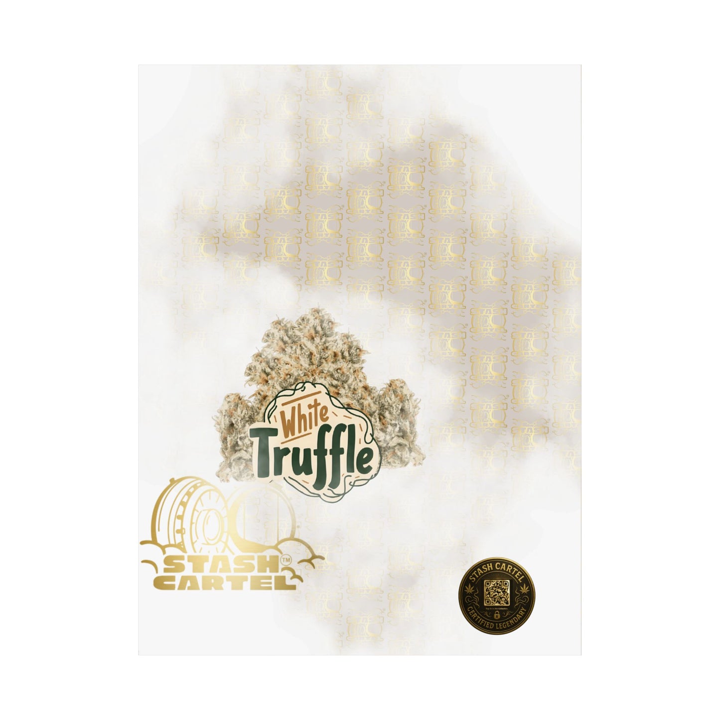 ππ¨ White Truffle Poster β Creamy Exotic Gas Poster with Velvet Indica Feel