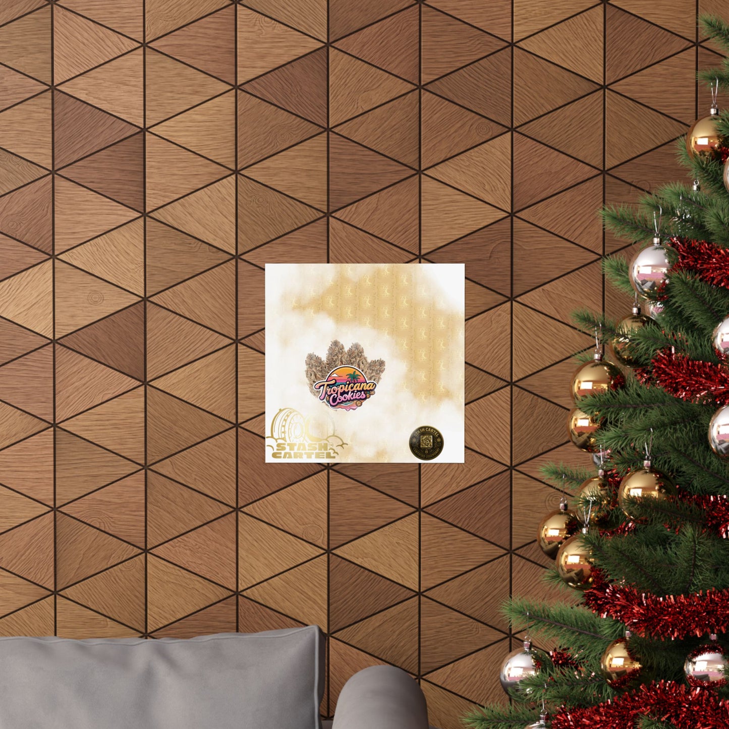 ππͺ Tropicana Cookies Poster β Bright Citrus Sativa Poster with Cookie Gas