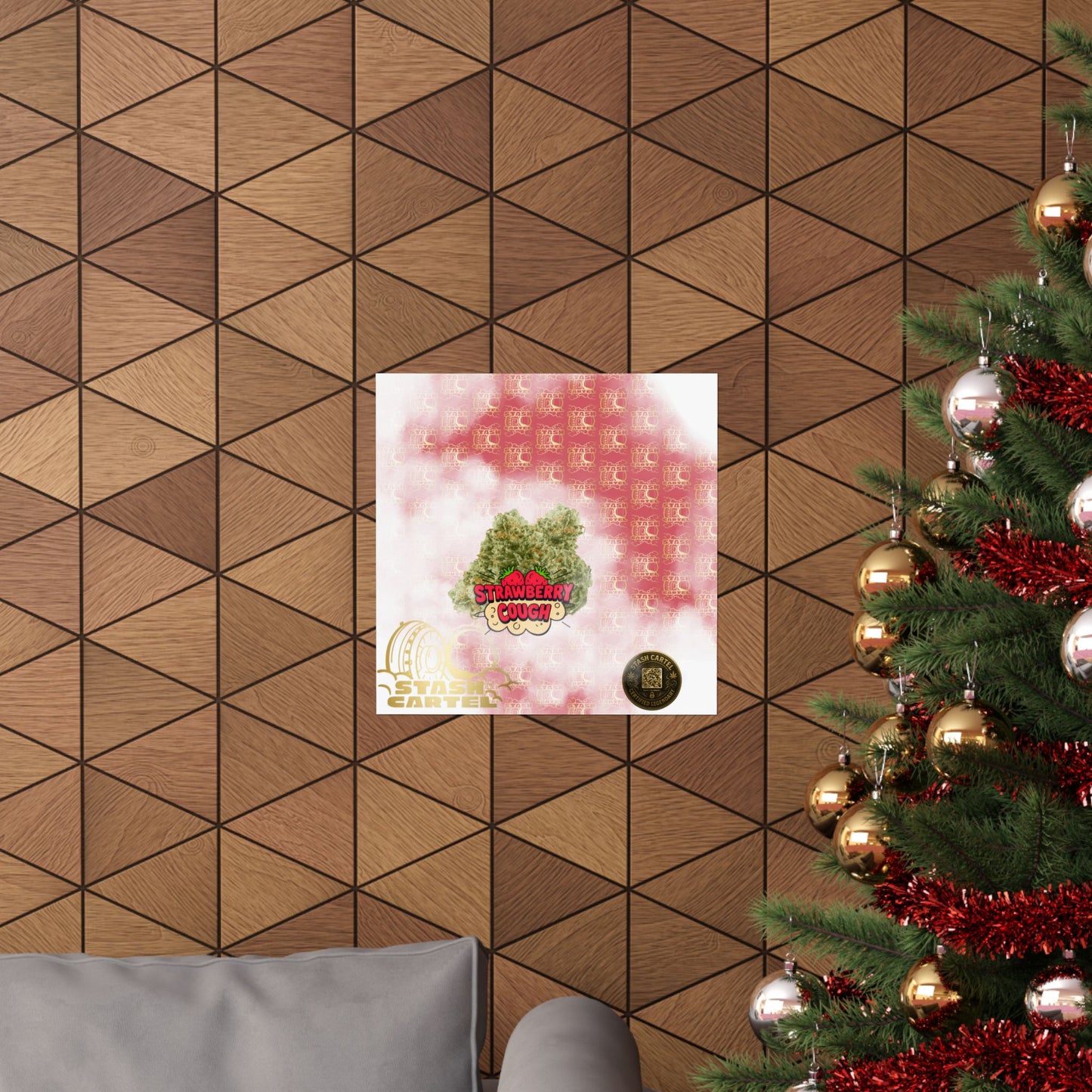 π "Strawberry Cough" Skunky Sativa Poster