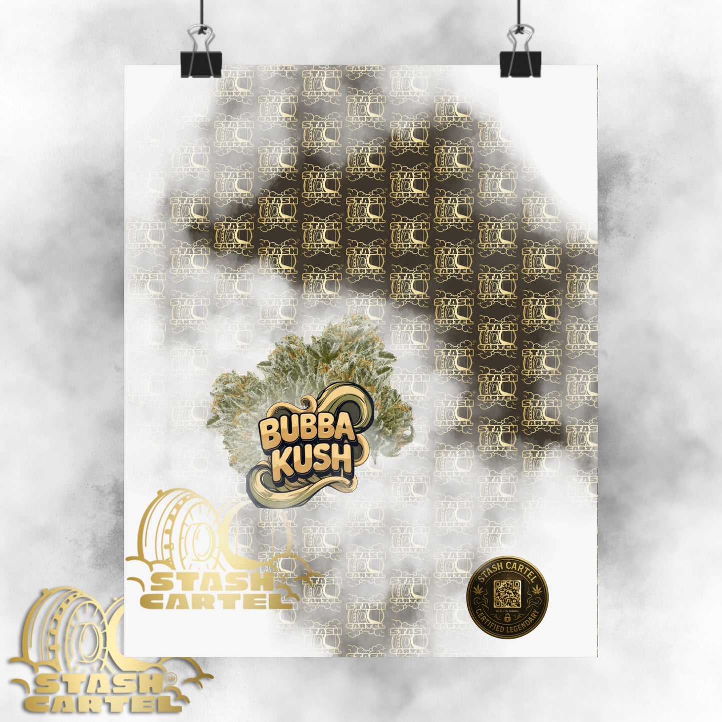 β "Bubba Kush" Classic Nightcap Indica Poster