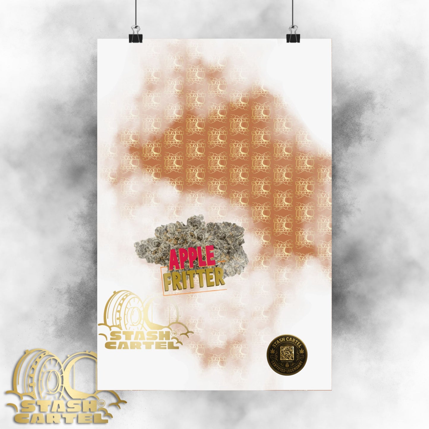 ππ₯§ "Apple Fritter" Hybrid Poster β High-THC Dessert Gas Wall Art