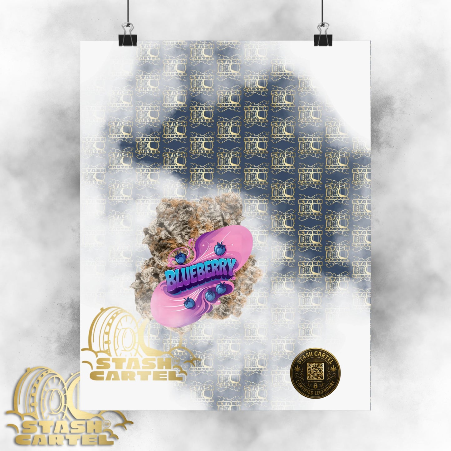 π«πΆ Blueberry Poster β Classic Indica Poster Packed with Fruity Nostalgia