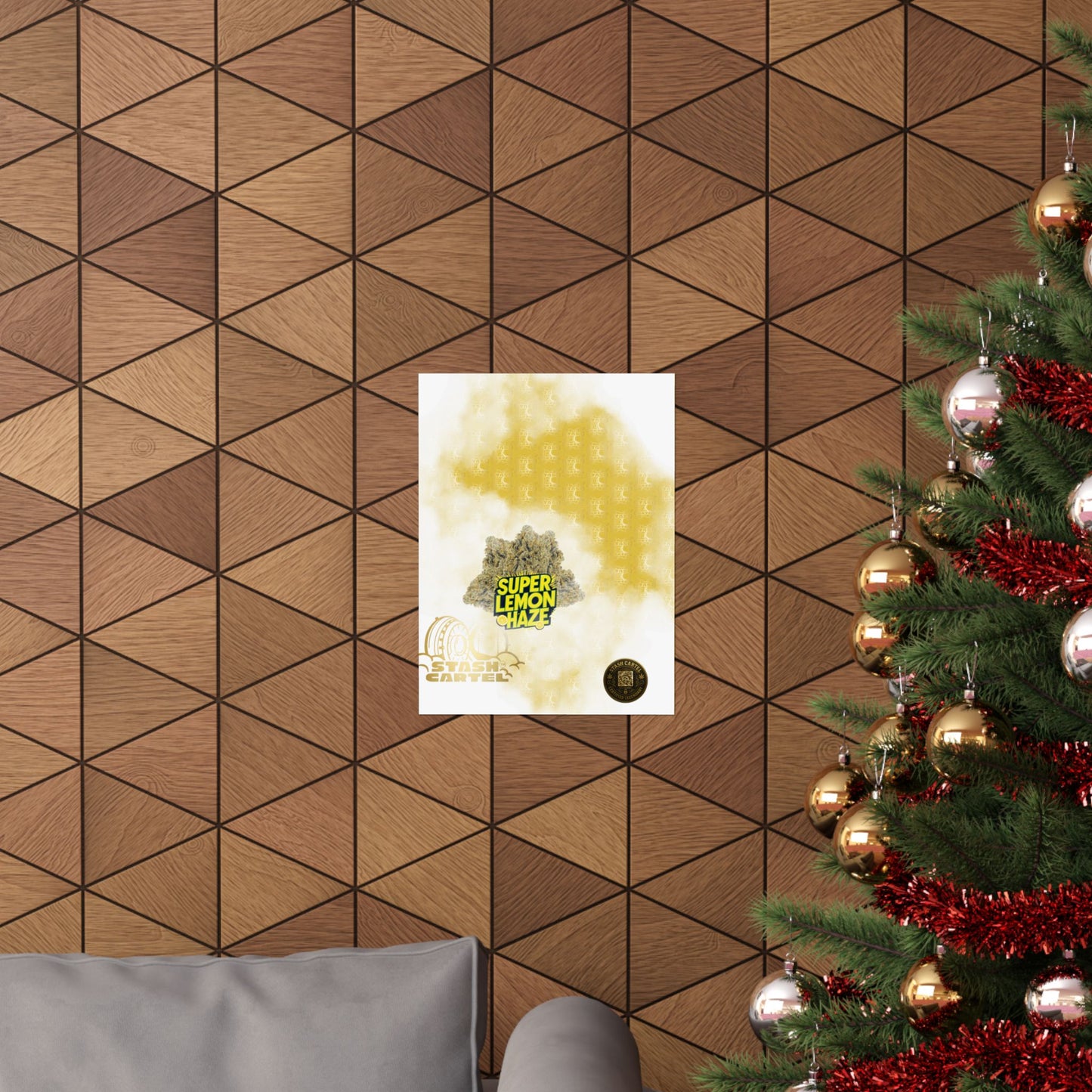 π "Super Lemon Haze" Electric Citrus Sativa Poster