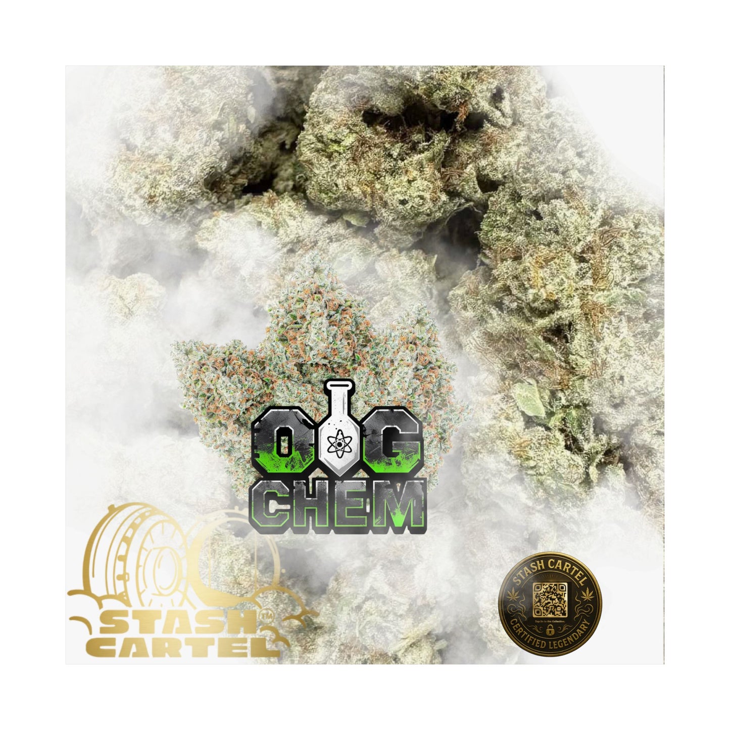 OG Chem Strain Poster – Loud Gas Cannabis Art for True Heads