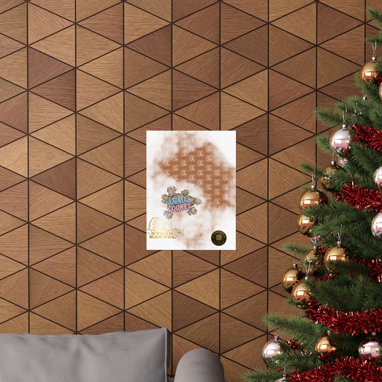 πͺπ¦ Animal Cookies Poster β Dense Indica Hybrid with Dessert Sweetness & Sedative Power