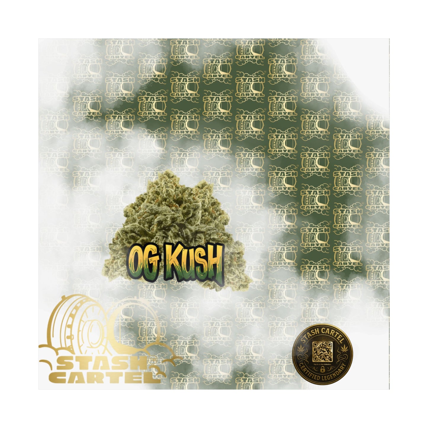 π₯ "OG Kush" Gas-Heavy Poster β West Coast Royalty Cannabis Wall Print