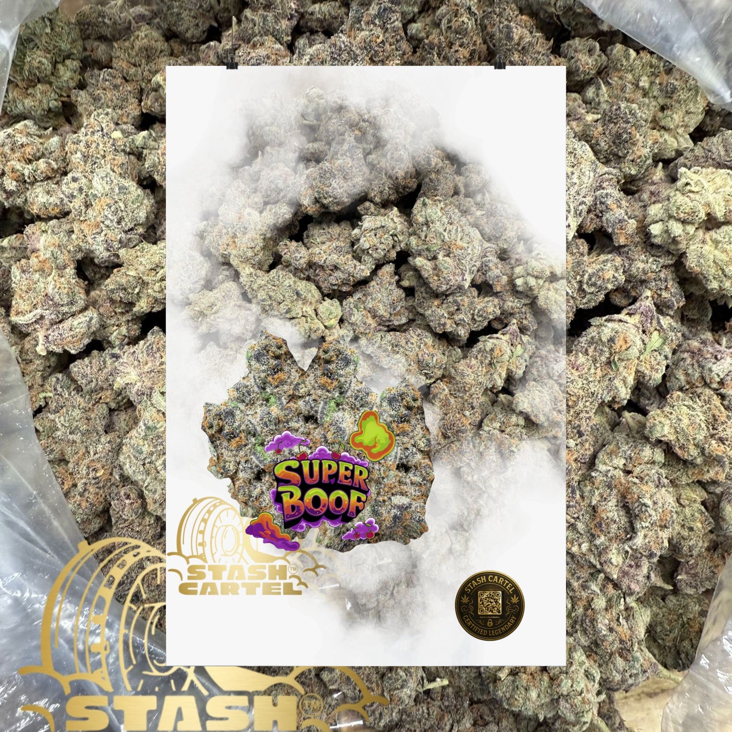 π¦π₯ Super Boof Poster β Loud Hybrid Poster with Zesty Gas & Heavy Terps