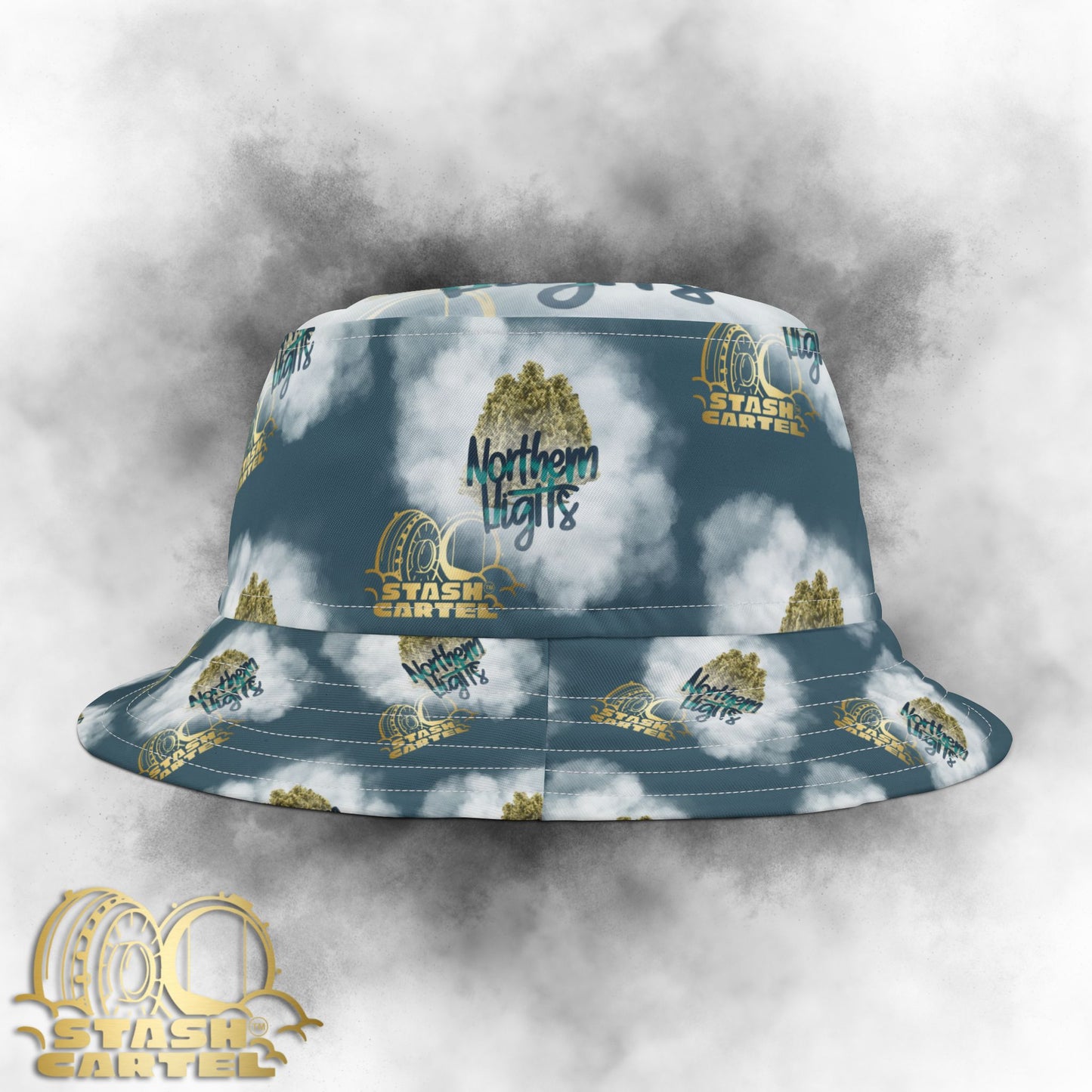 Northern Lights Bucket Hat – Cosmic Calm for Elevated Outfits