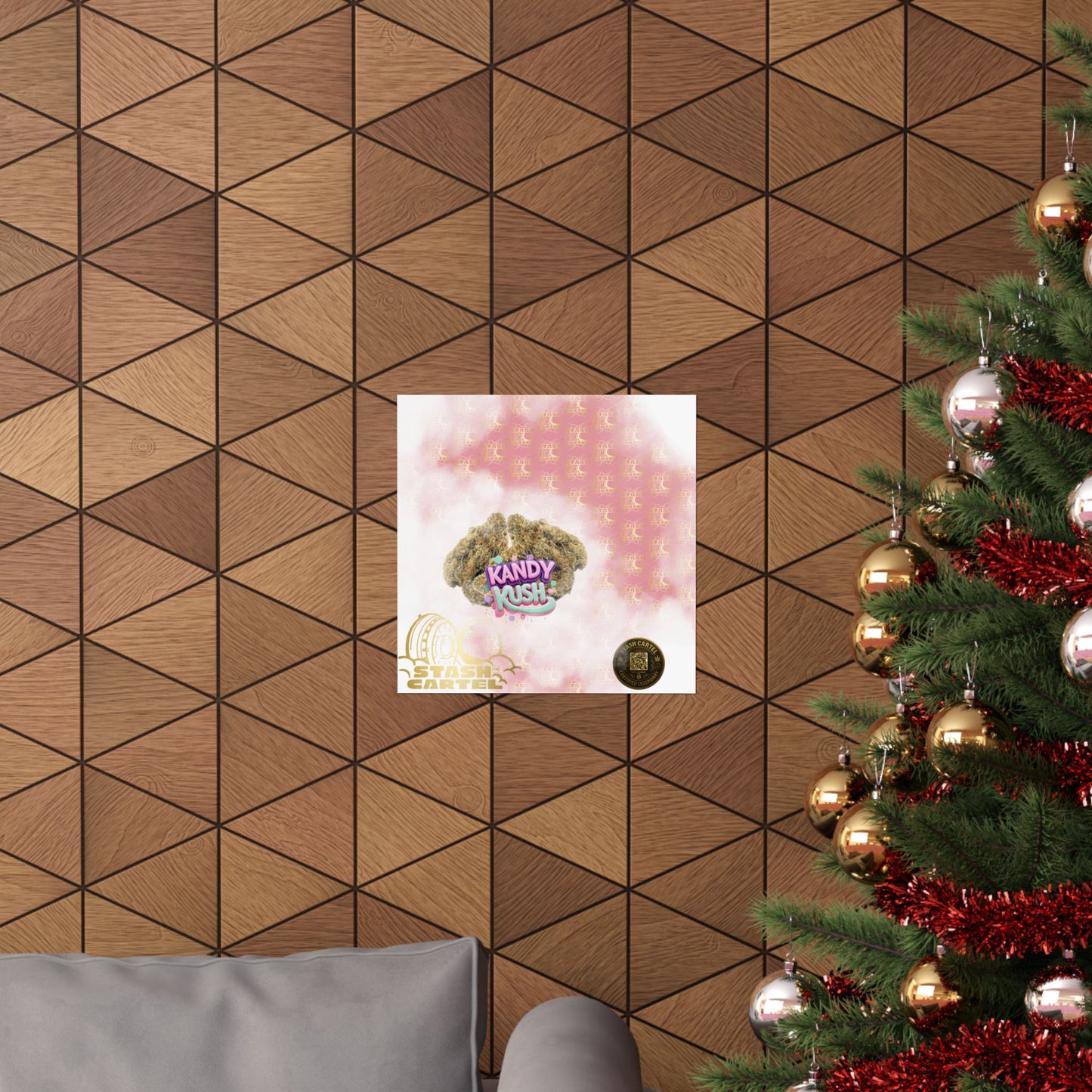 π¬π¨ Kandy Kush Poster β Sweet Hybrid Wall Art with Candy Terps & Euphoric Balance