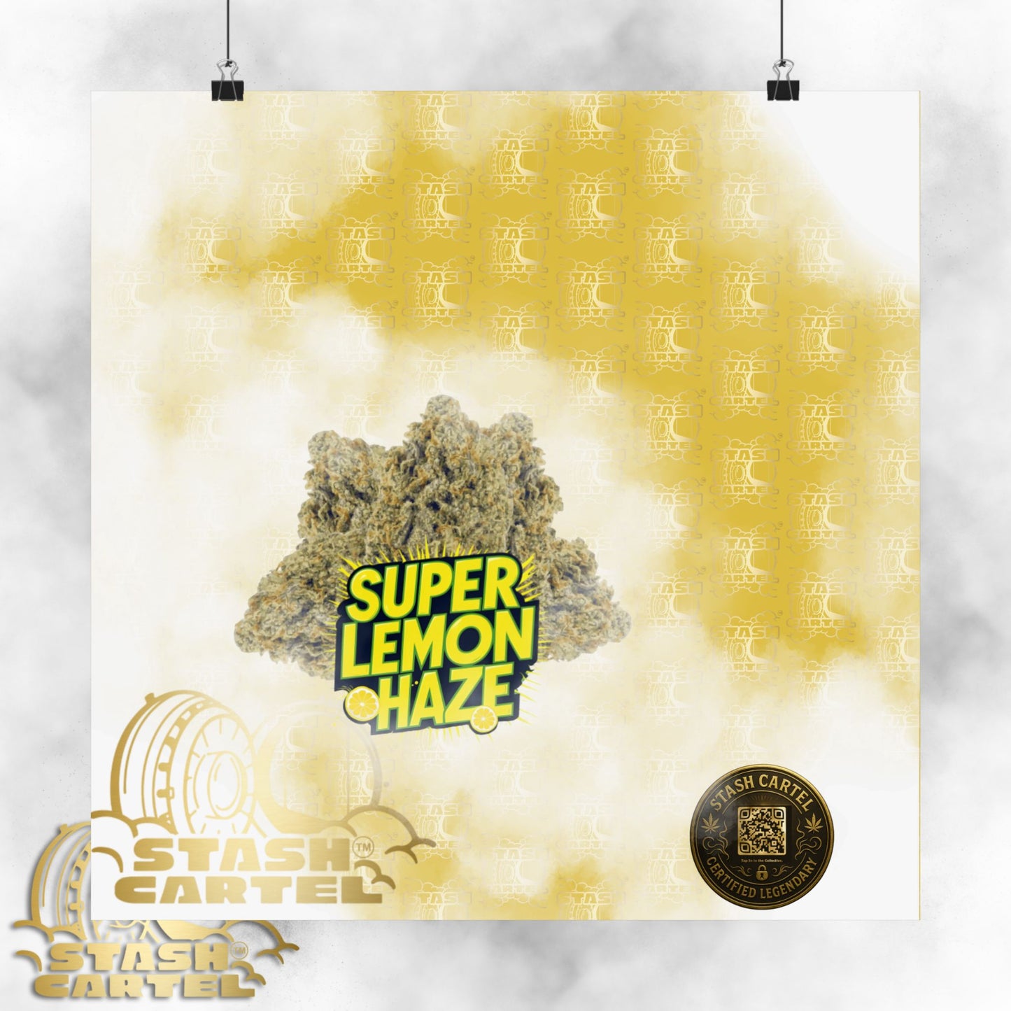 π "Super Lemon Haze" Electric Citrus Sativa Poster