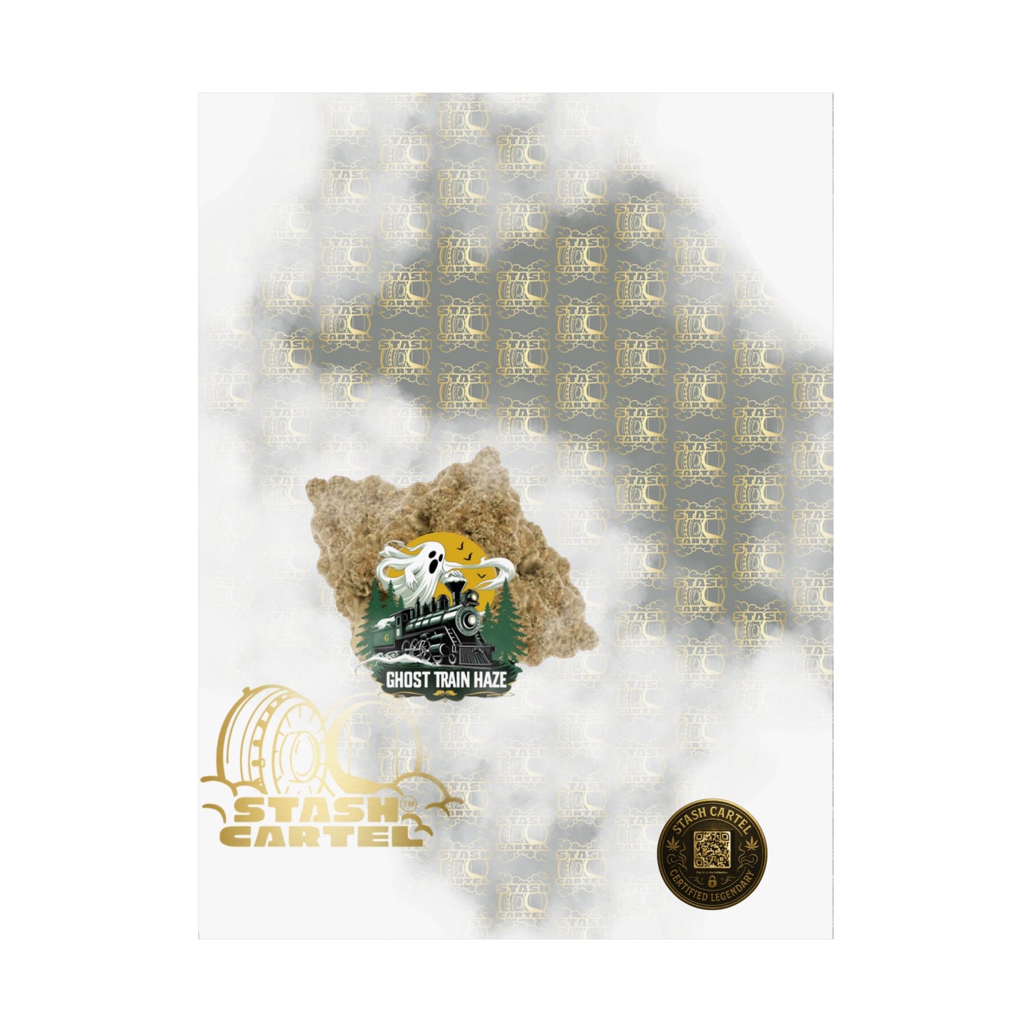 π»π Ghost Train Haze Poster β Mind-Bending Sativa Print for the Visionary