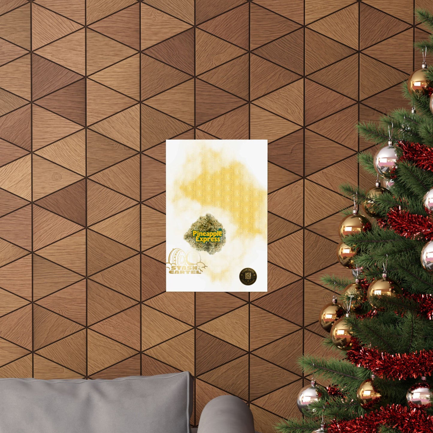 π "Pineapple Express" Tropical Sativa Drip β Sweet Cannabis Poster with High-Energy Vibes
