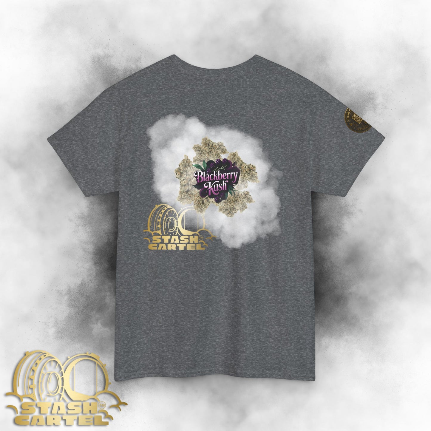 Blackberry Kush Tee – Dark Berry Gas Unisex Heavy Cotton Tee