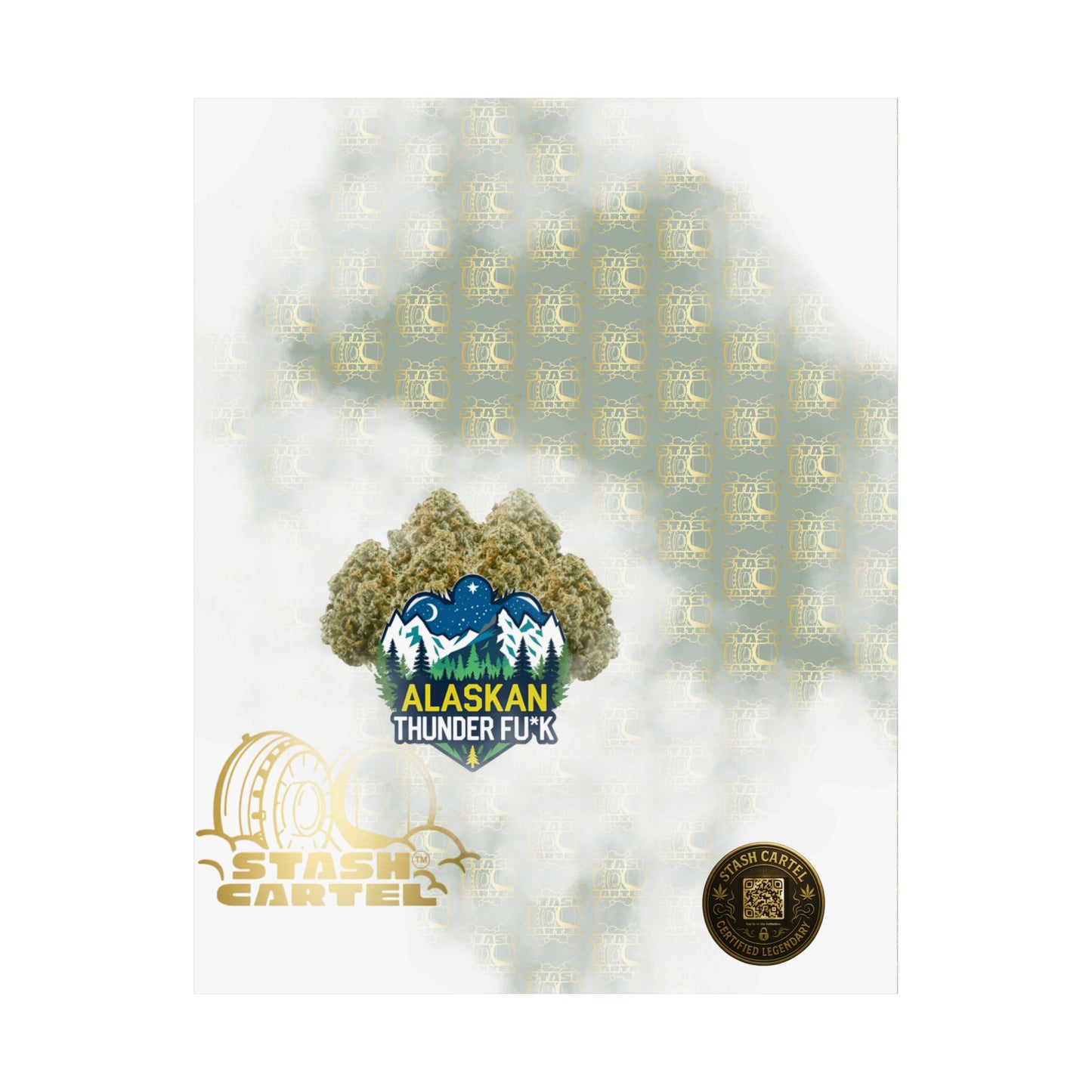 βοΈπ¨ Alaskan Thunder Fuck Poster β Cold Sativa Energy for Wild Minds