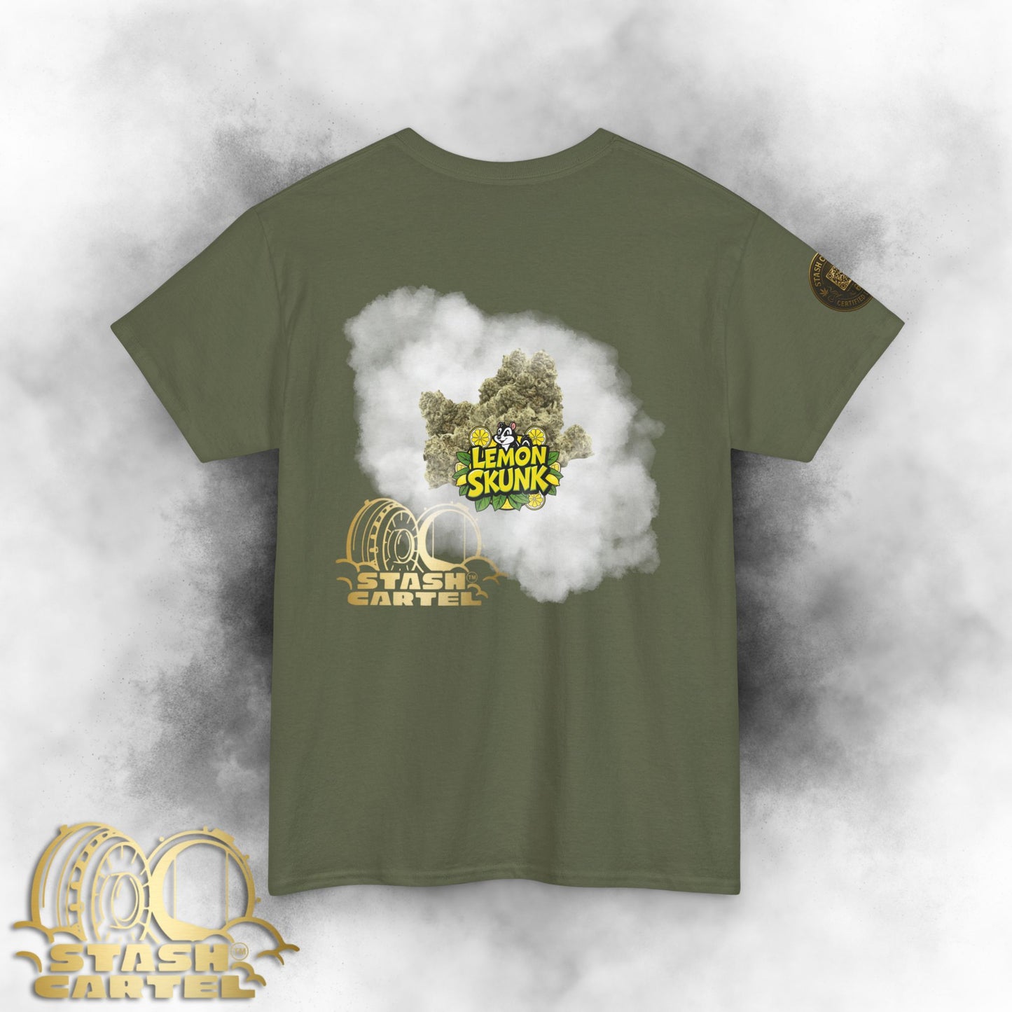 Lemon Skunk Tee – Bright Citrus Bliss Unisex Cotton Tee