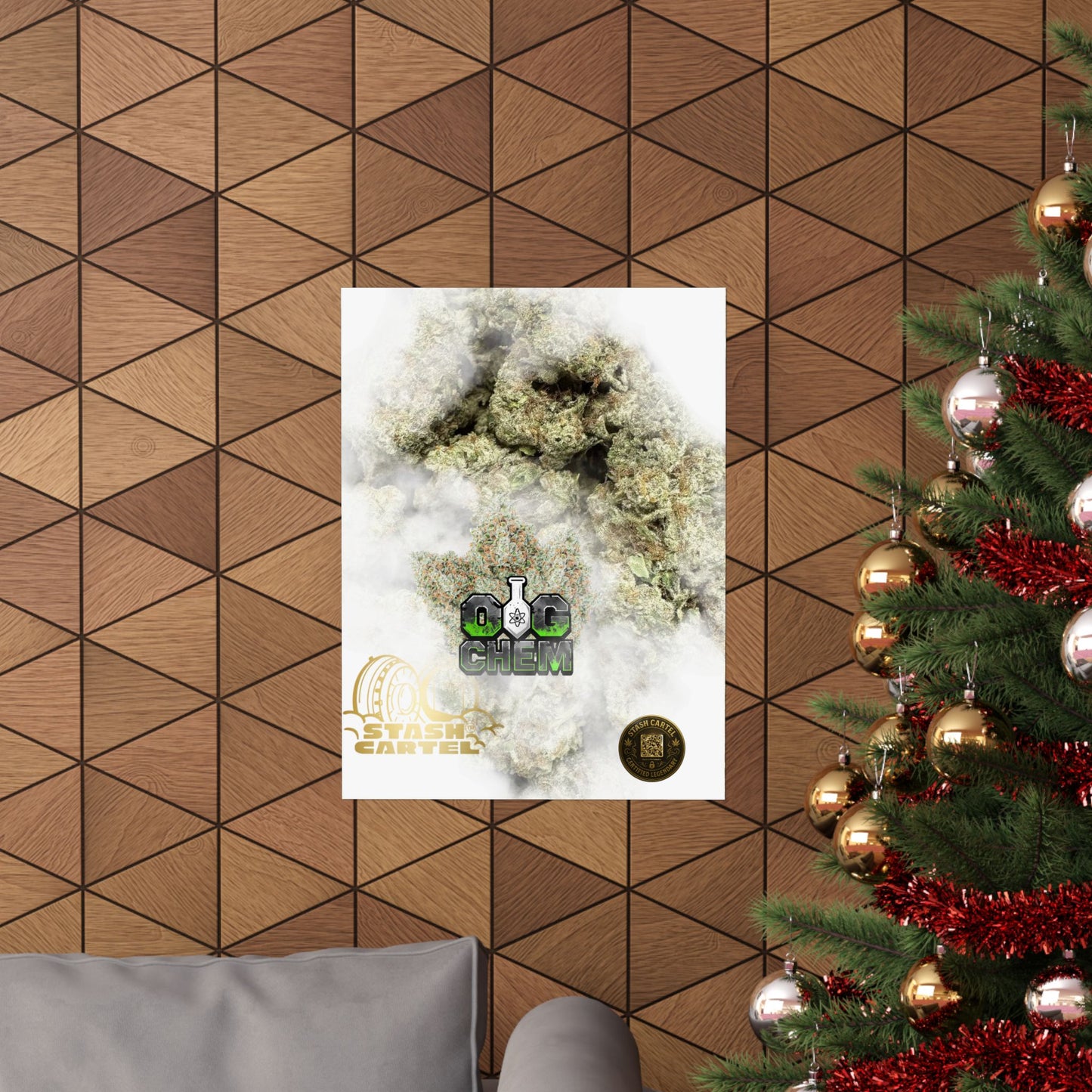 OG Chem Strain Poster – Loud Gas Cannabis Art for True Heads