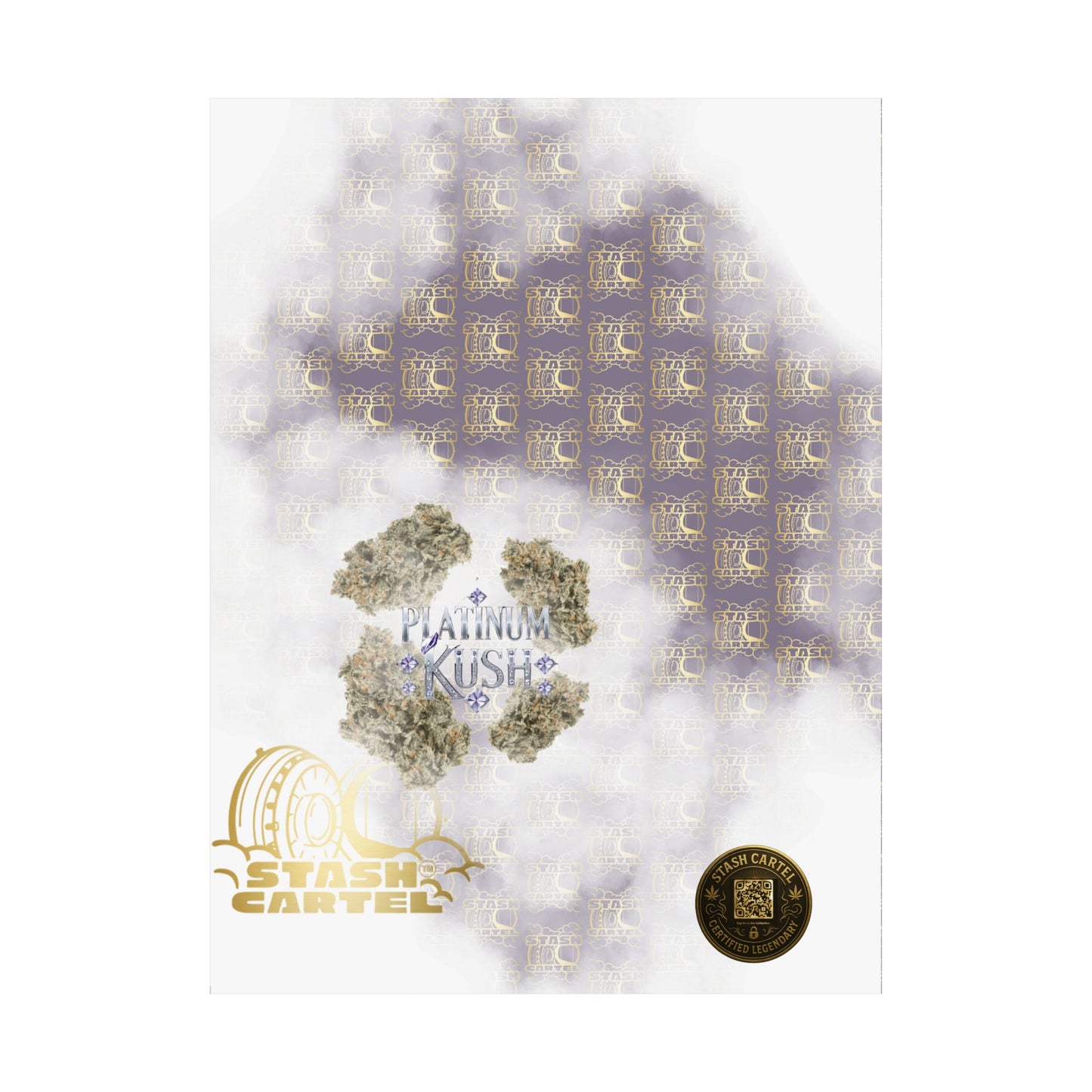 π "Platinum Kush" Luxurious Indica Poster